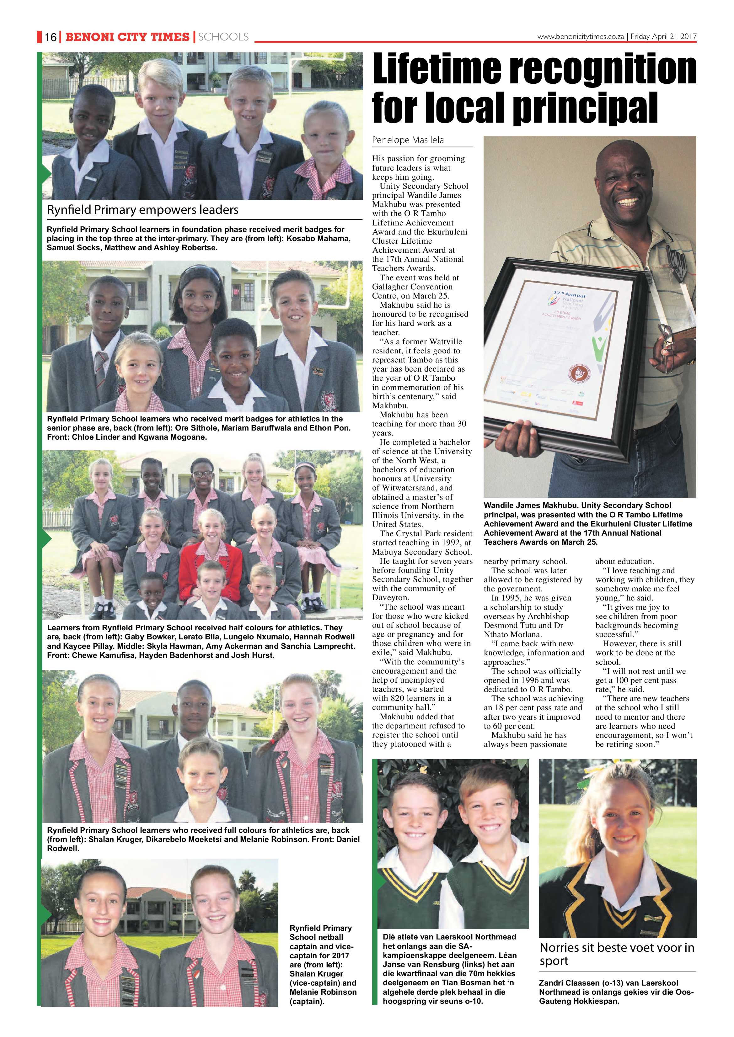 Benoni City Times 20 April 2017 page 16
