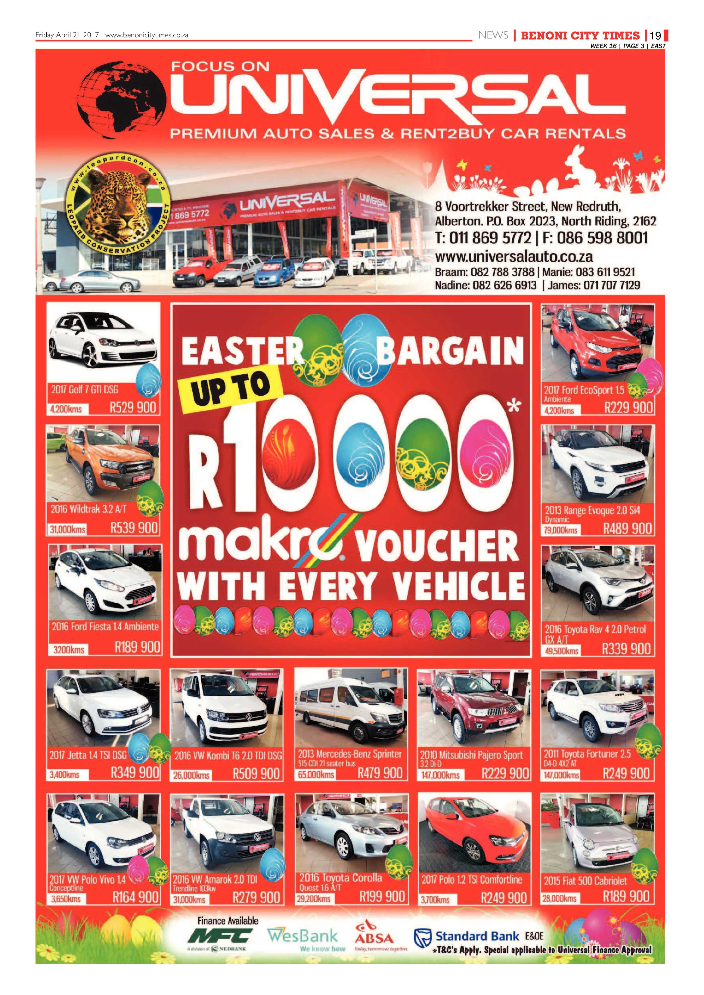 Benoni City Times 20 April 2017 page 19