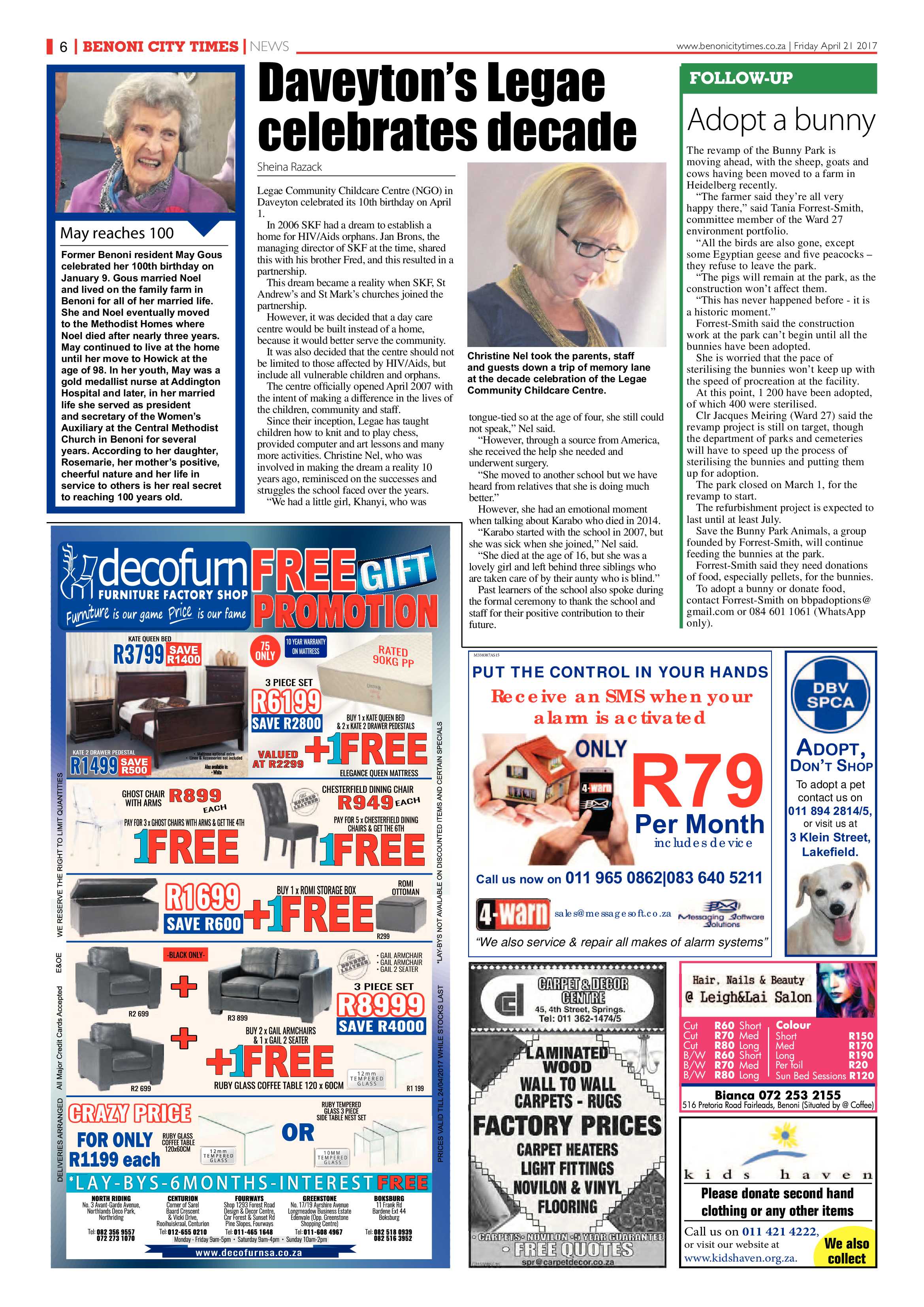Benoni City Times 20 April 2017 page 6