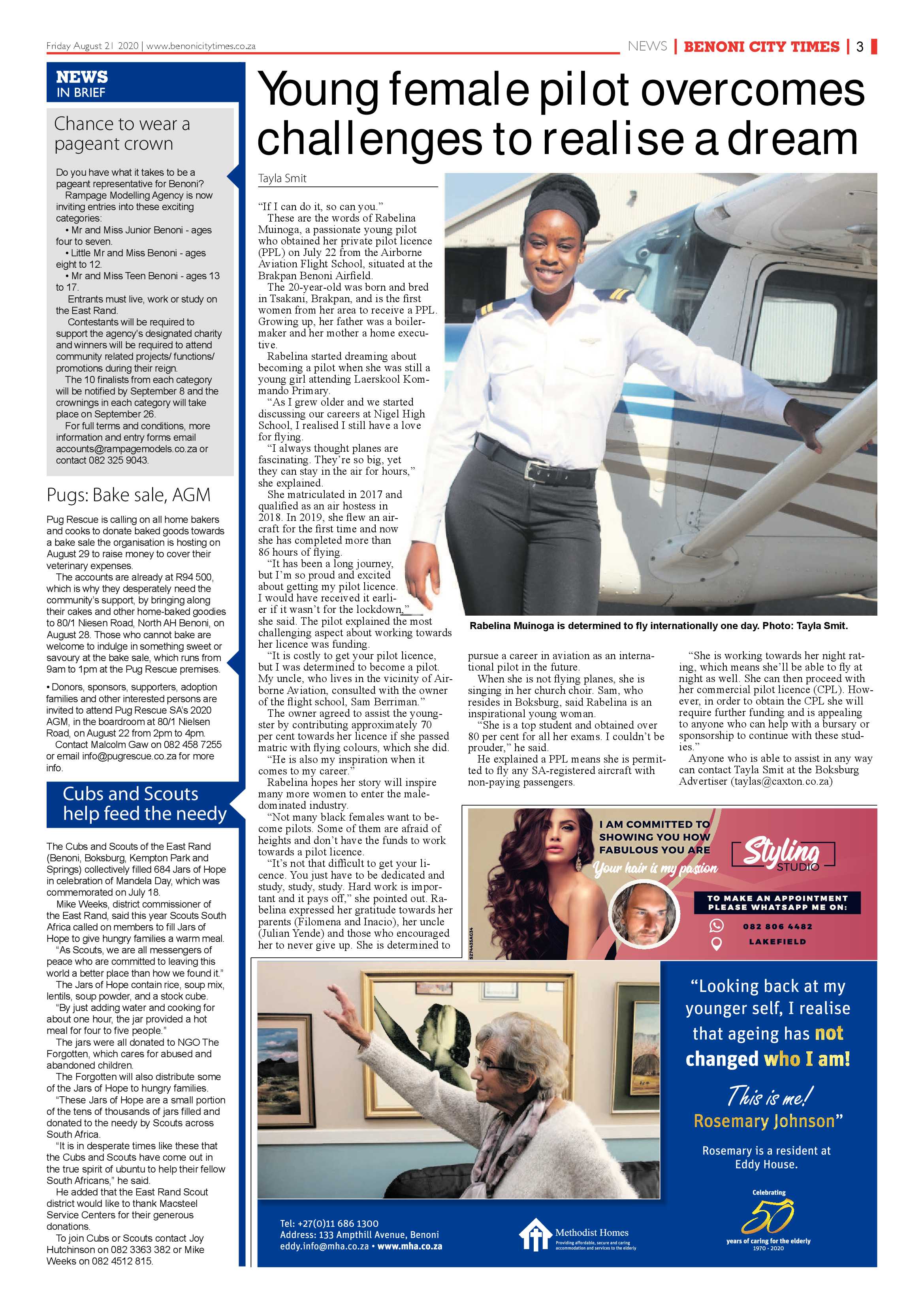 Benoni City Times 20 August 2020 page 3