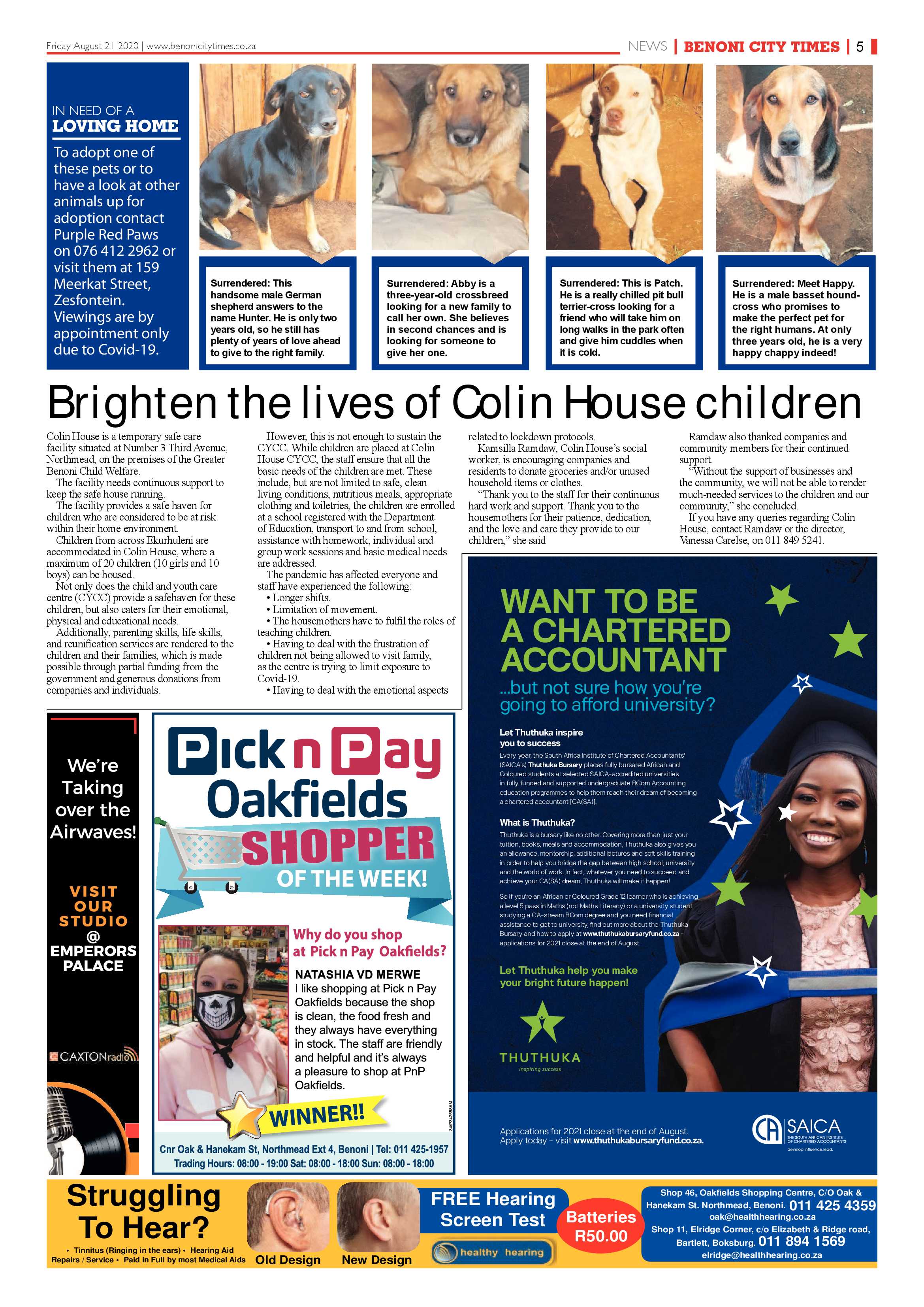 Benoni City Times 20 August 2020 page 5