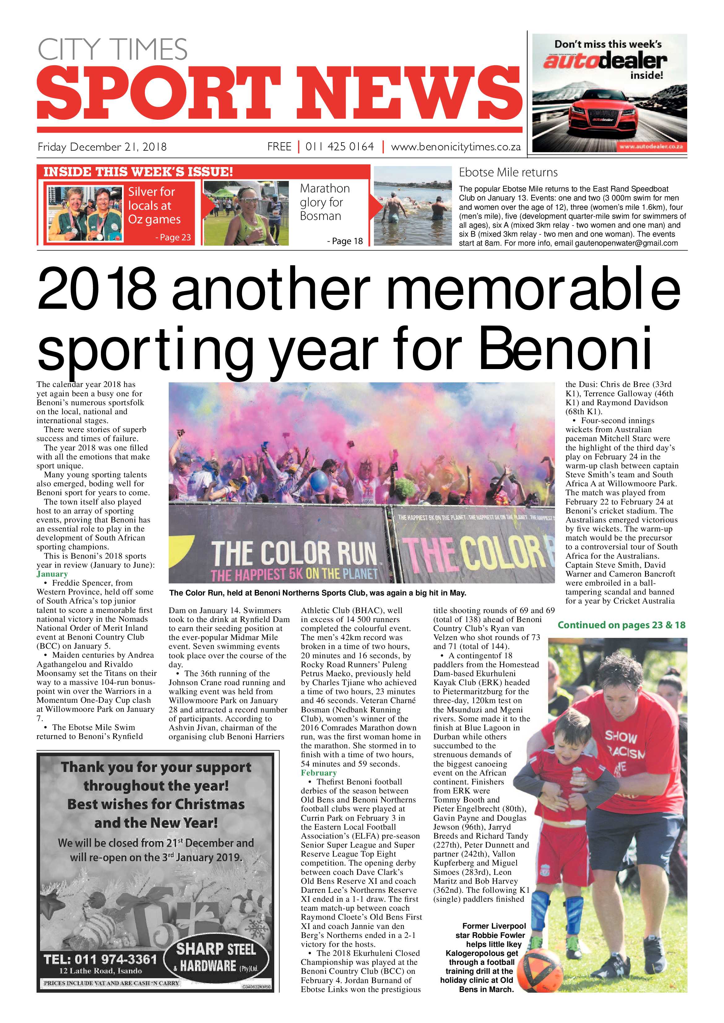 Benoni City Times 20 December 2018 page 24