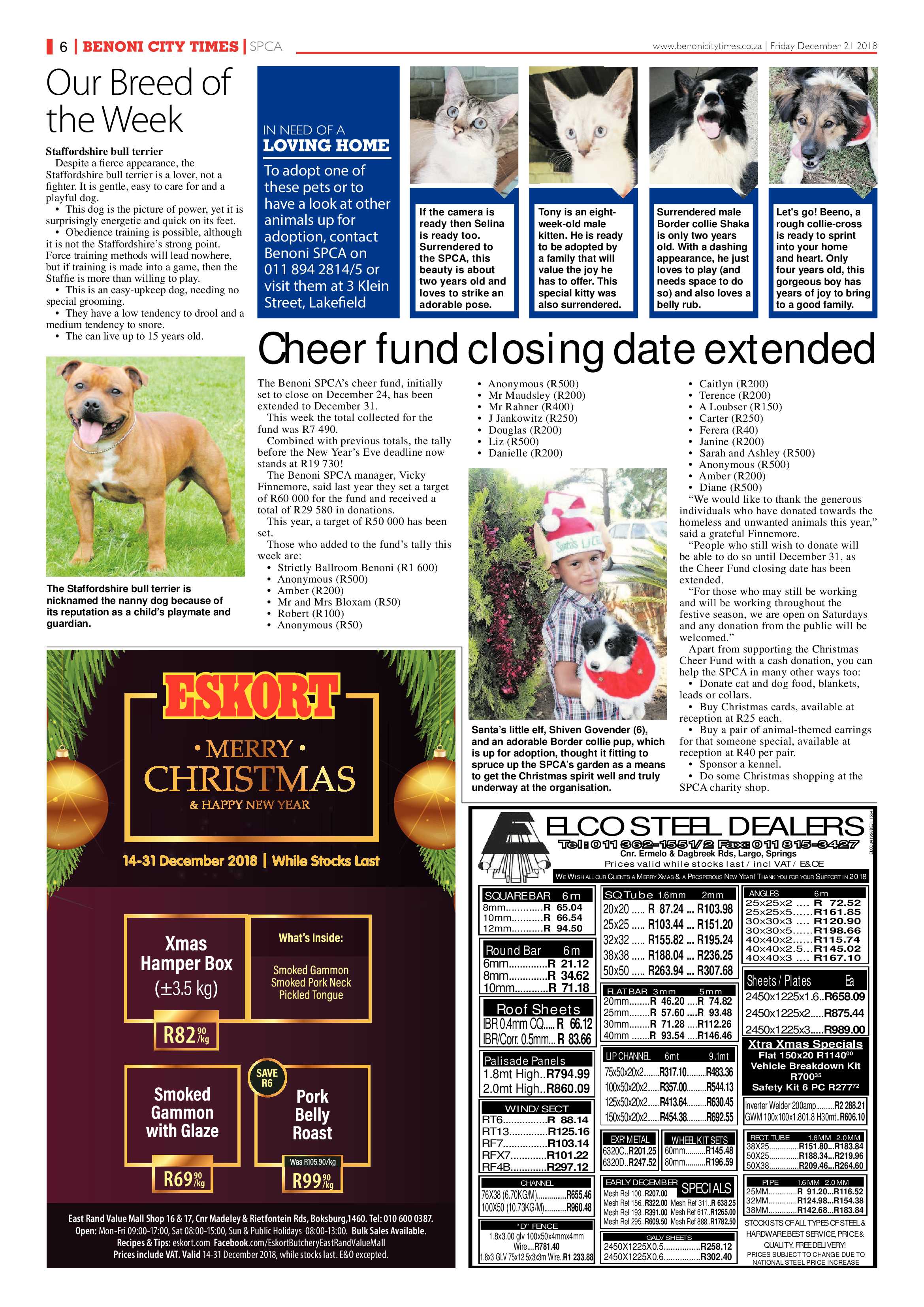 Benoni City Times 20 December 2018 page 6