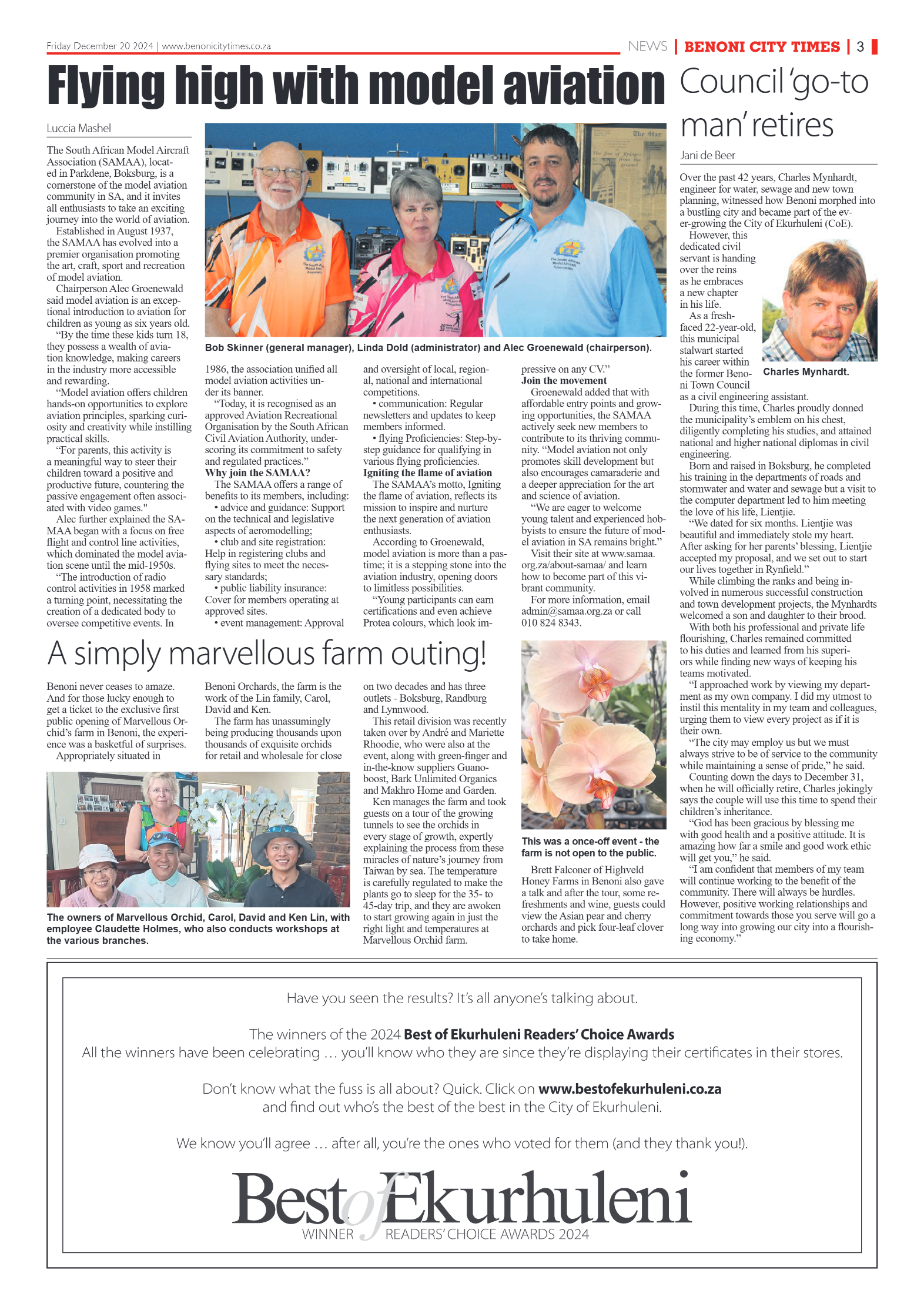Benoni City Times 20 December 2024 page 3
