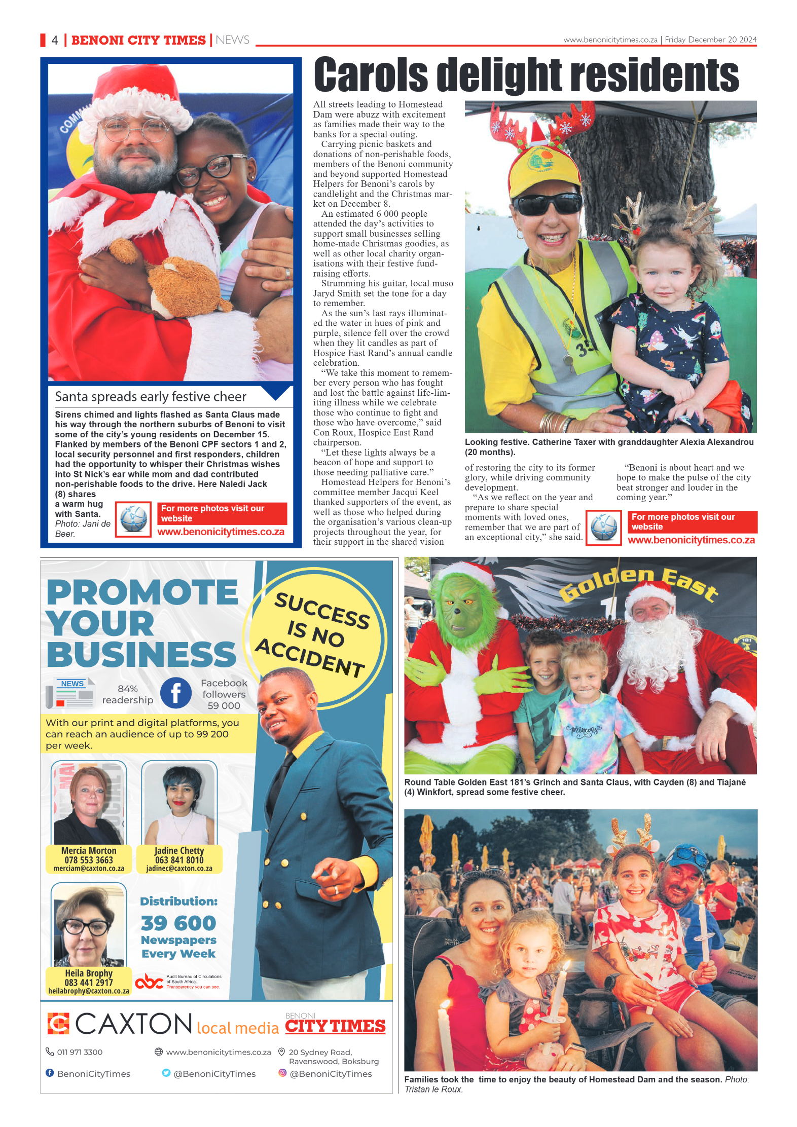 Benoni City Times 20 December 2024 page 4