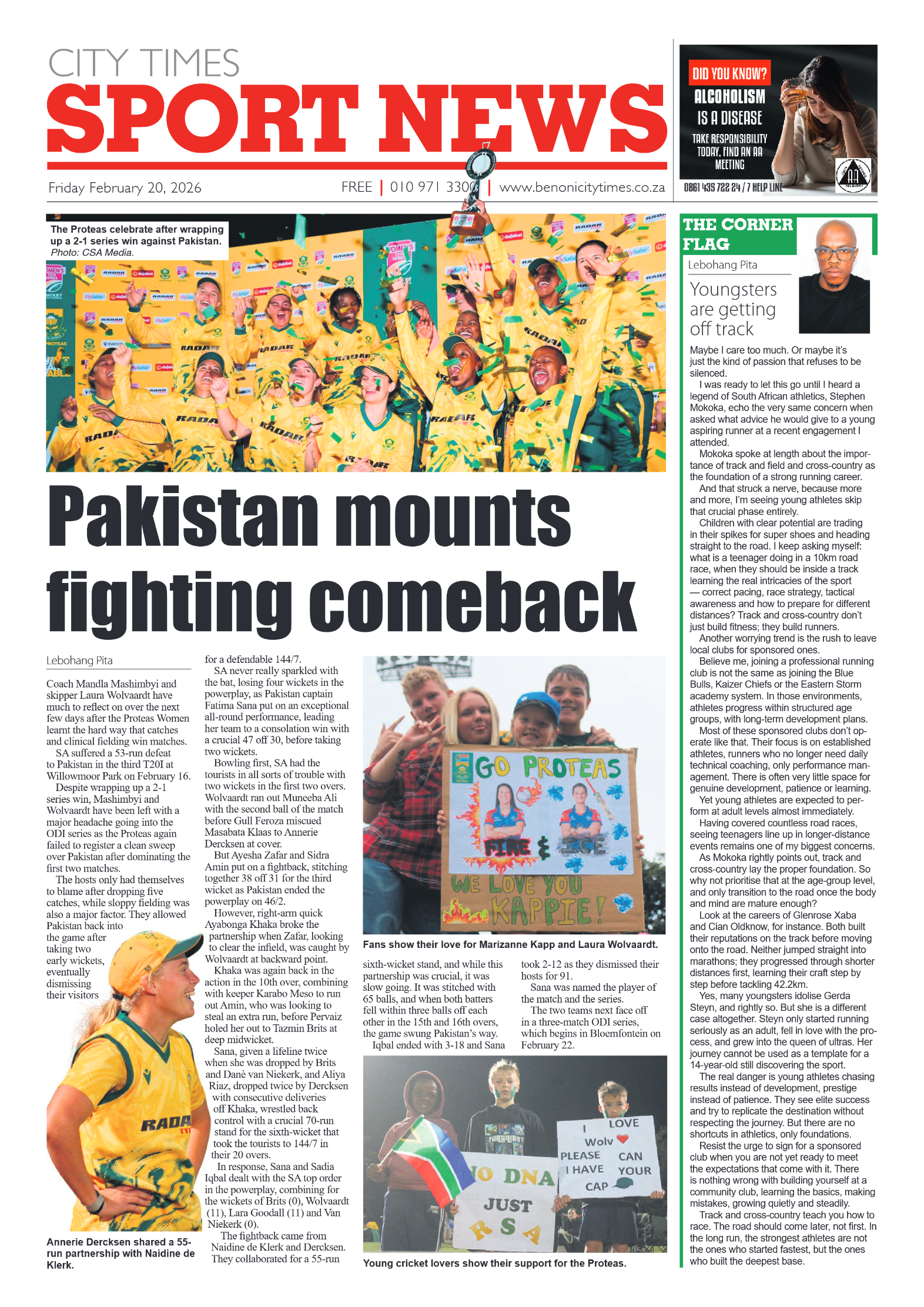 Benoni City Times 20 February 2026 page 8