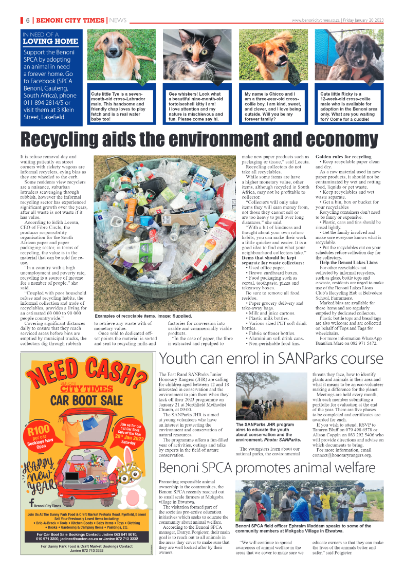 Benoni City Times 20 January 2023 page 6