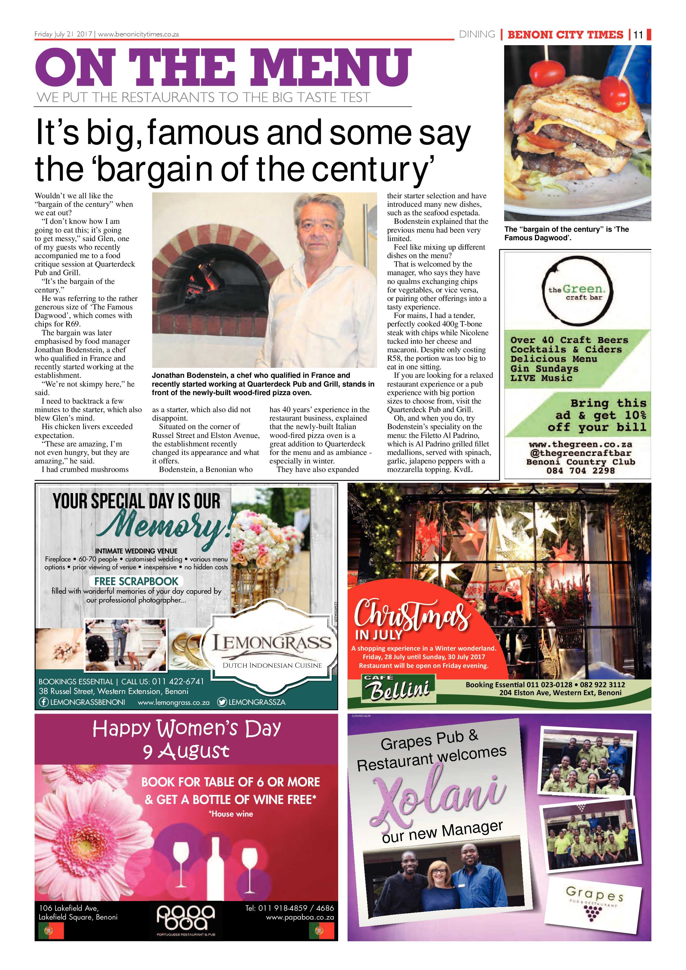 Benoni City Times 20 July 2017 page 11
