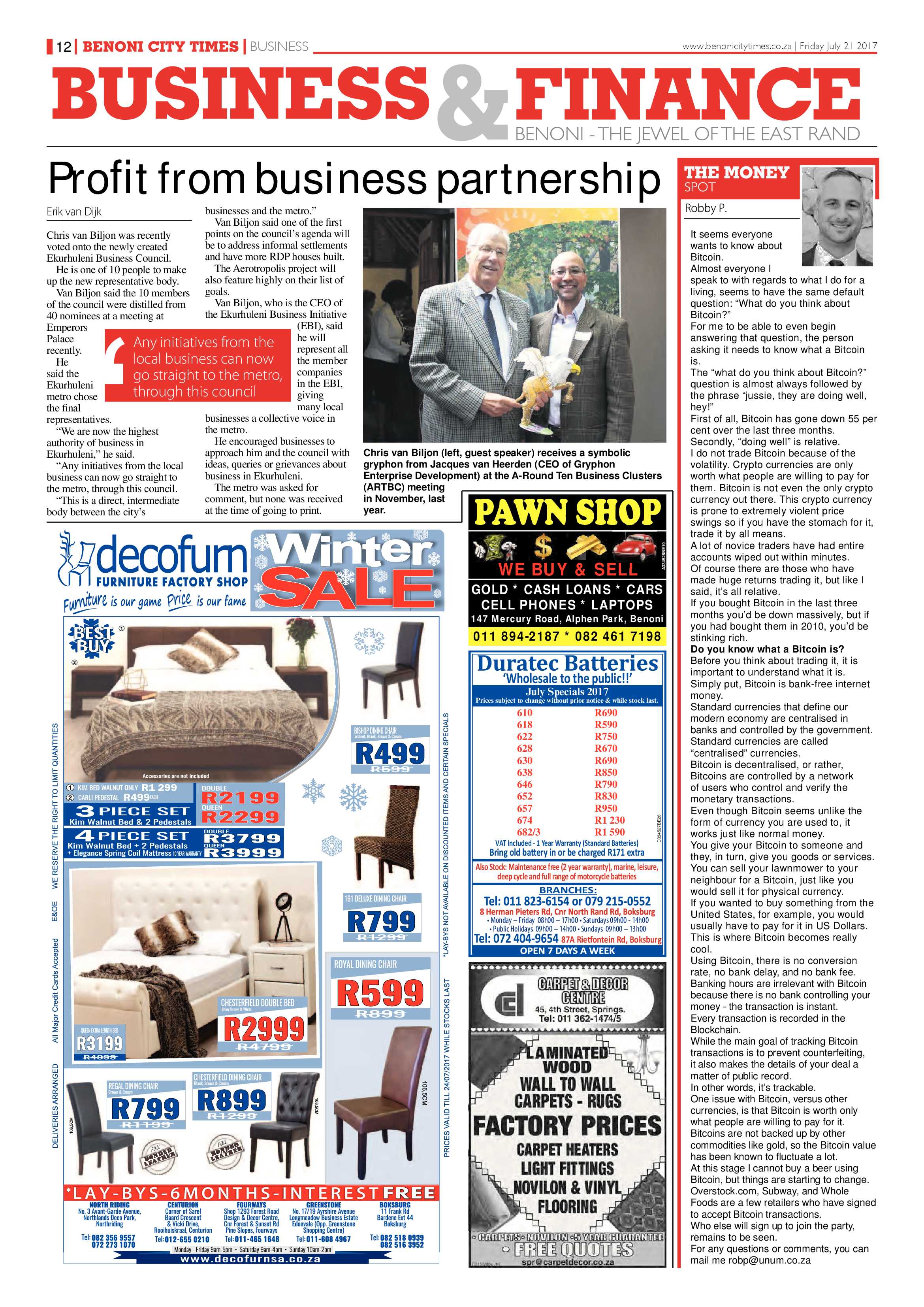 Benoni City Times 20 July 2017 page 12