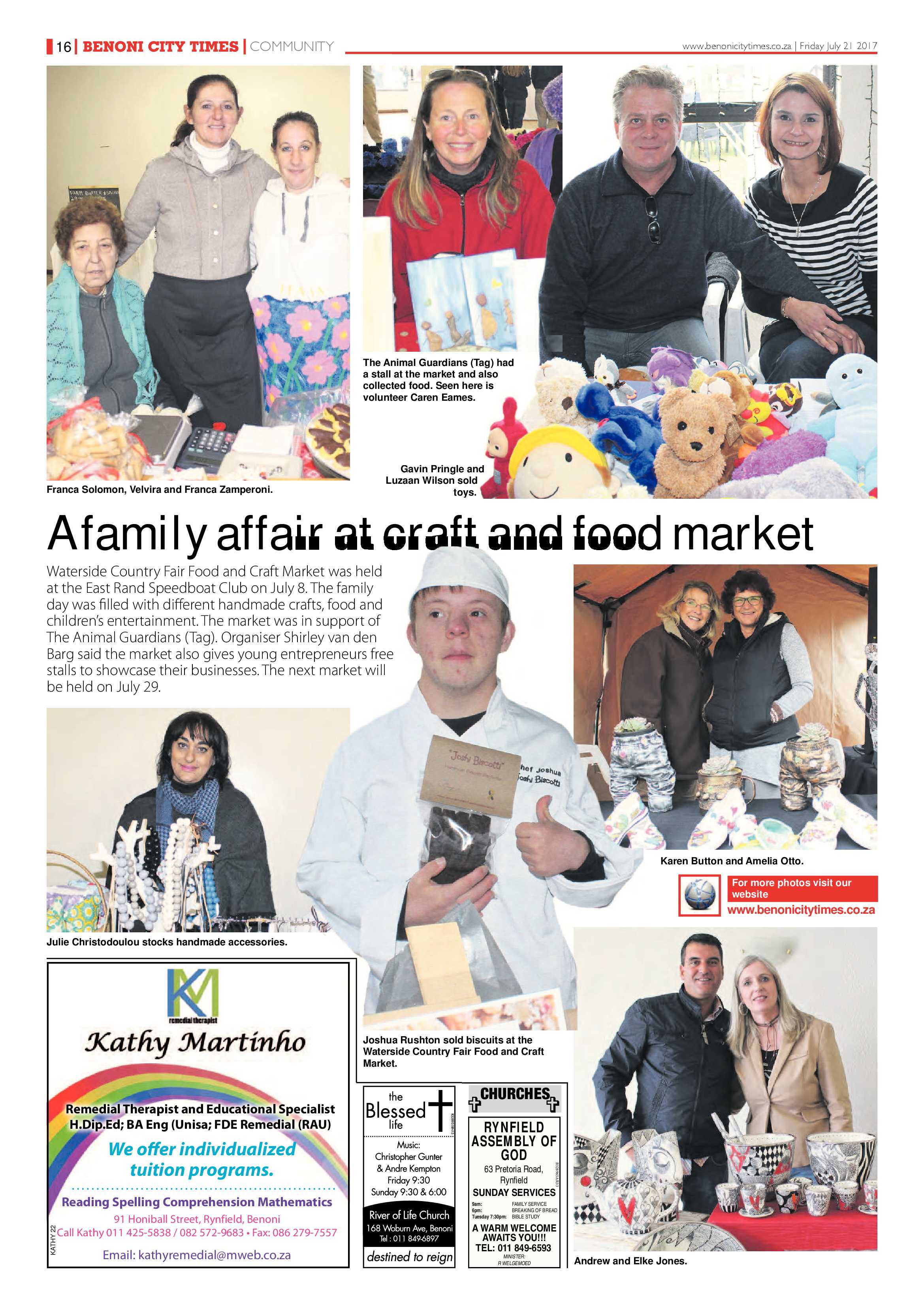 Benoni City Times 20 July 2017 page 16