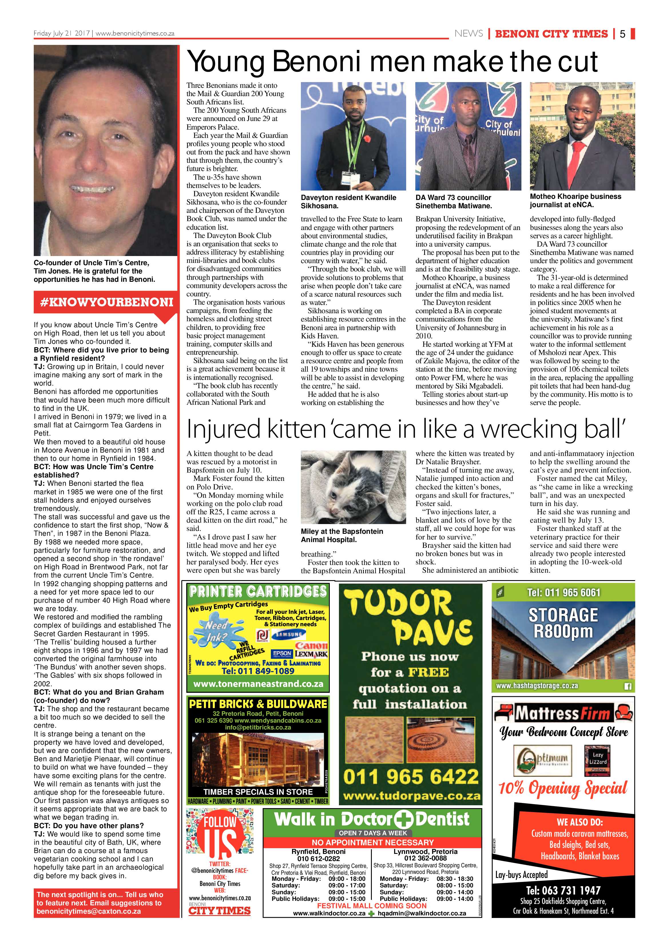 Benoni City Times 20 July 2017 page 5