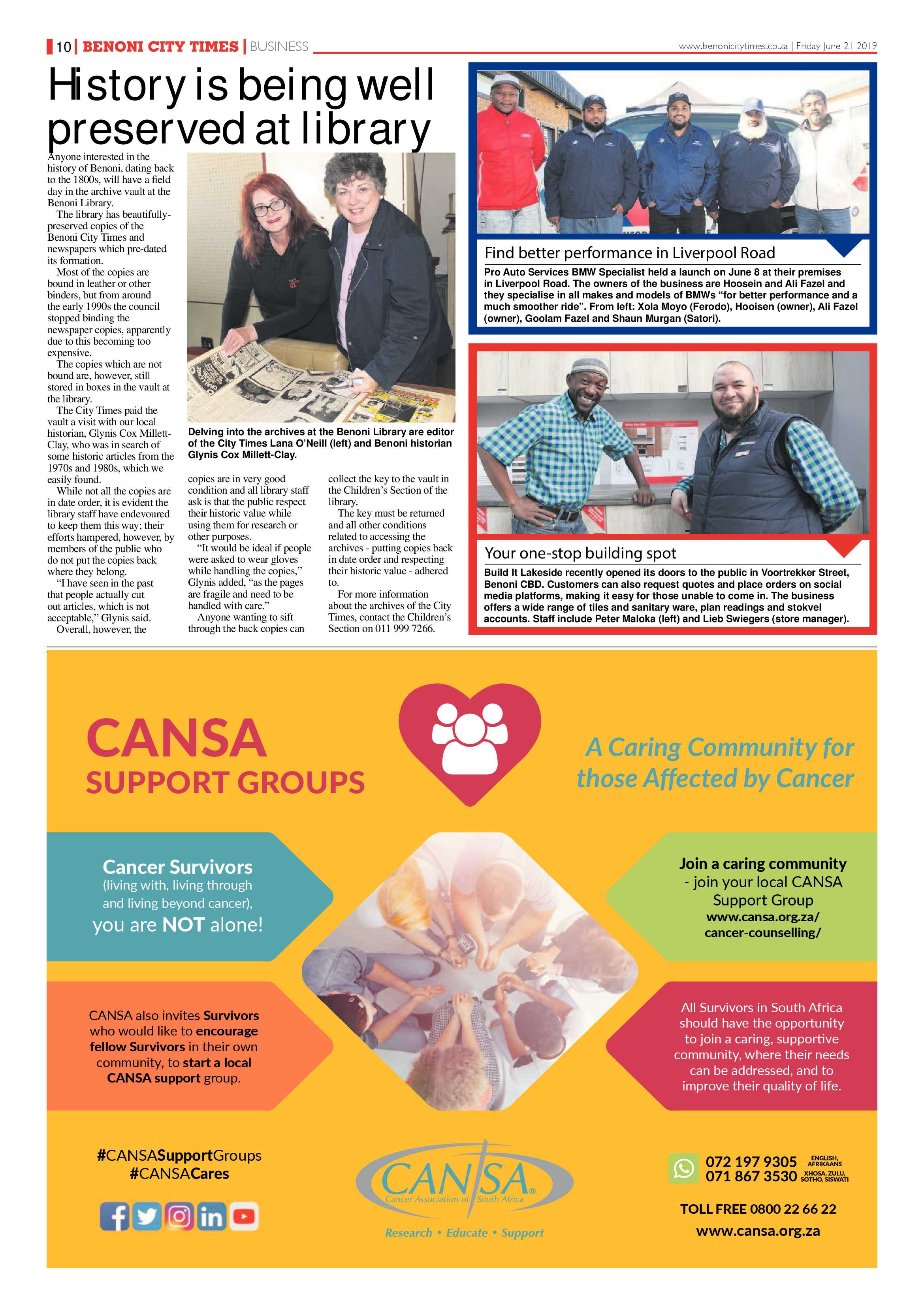 Benoni City Times 20 June 2019 page 10