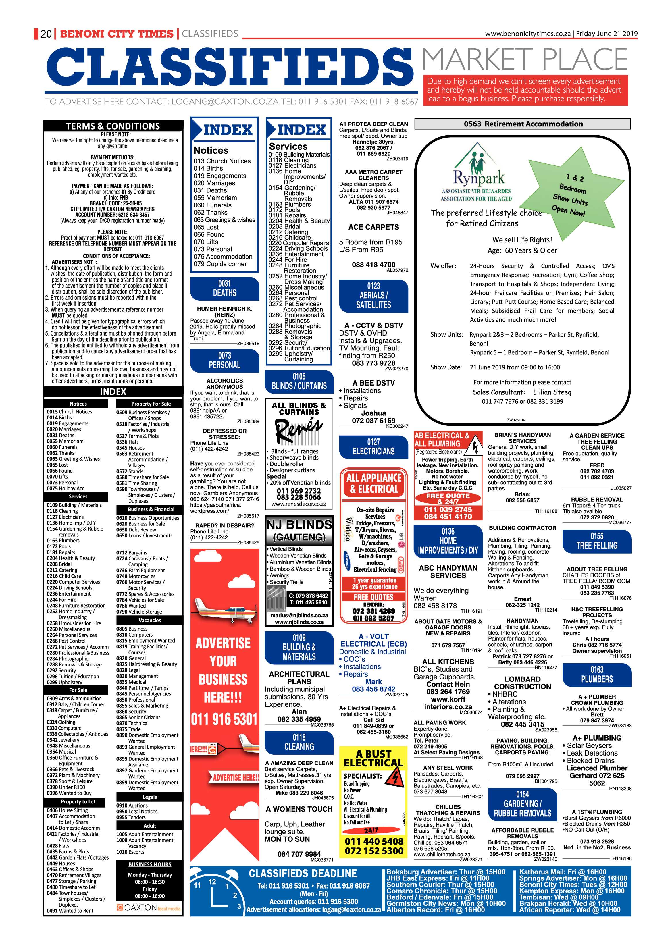 Benoni City Times 20 June 2019 page 19