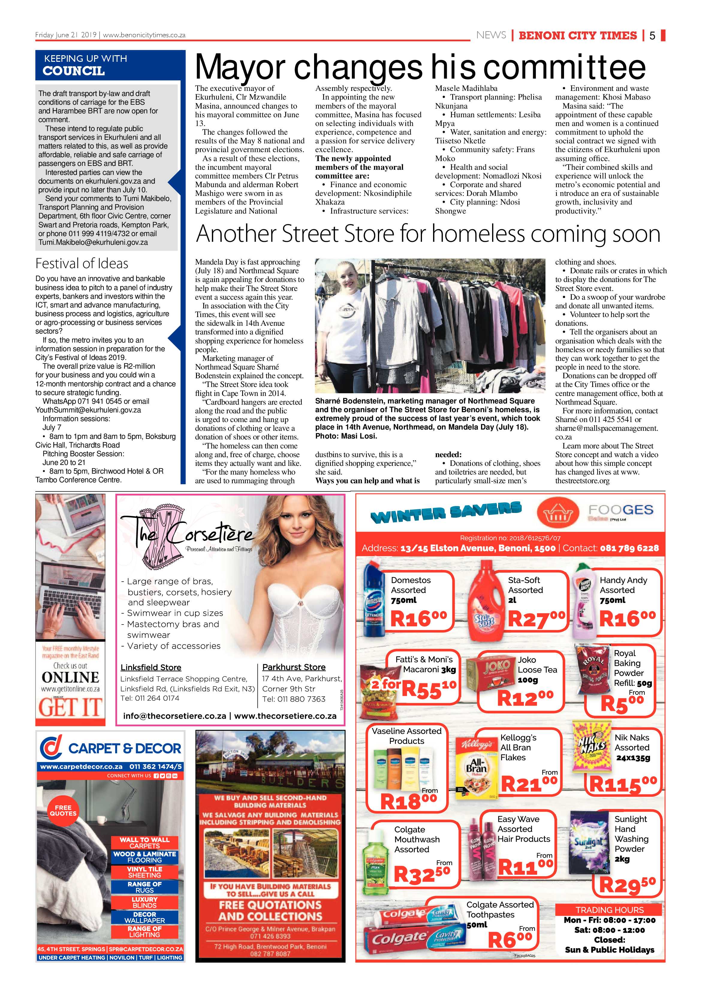 Benoni City Times 20 June 2019 page 5