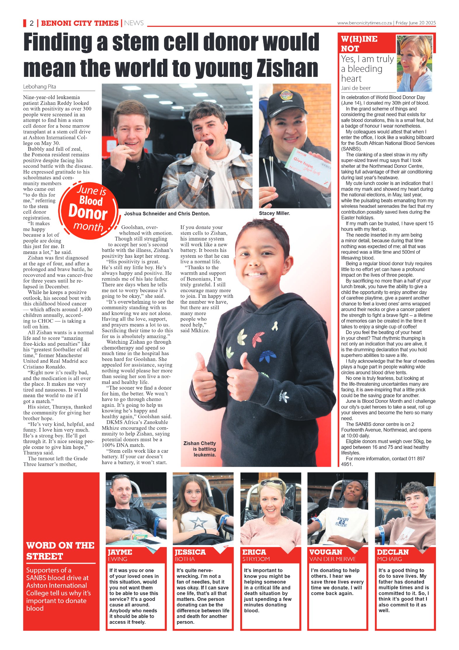 Benoni City Times 20 June 2025 page 2