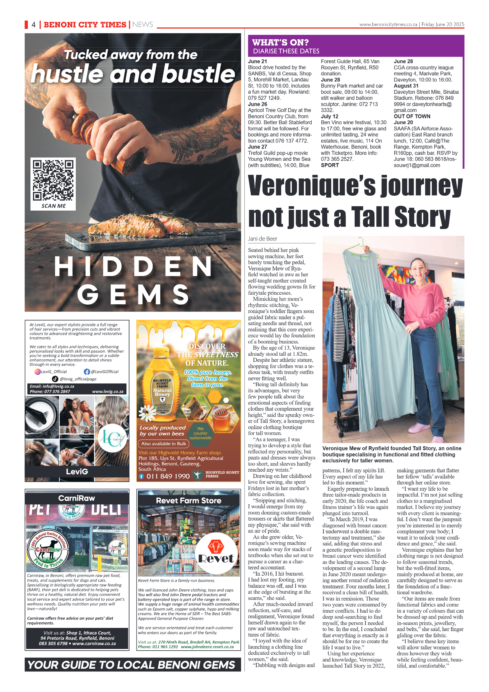 Benoni City Times 20 June 2025 page 4