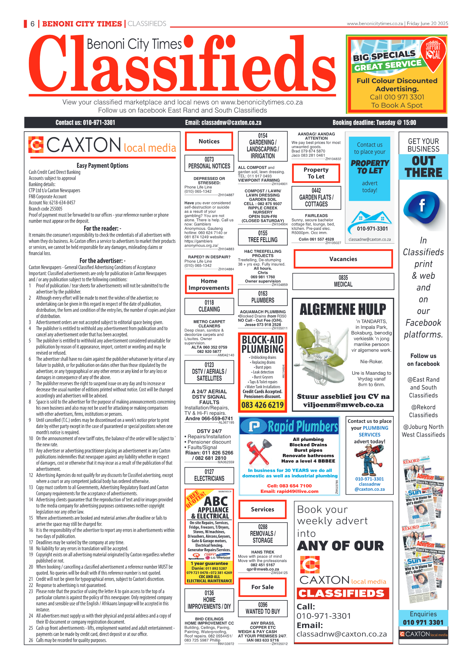 Benoni City Times 20 June 2025 page 6