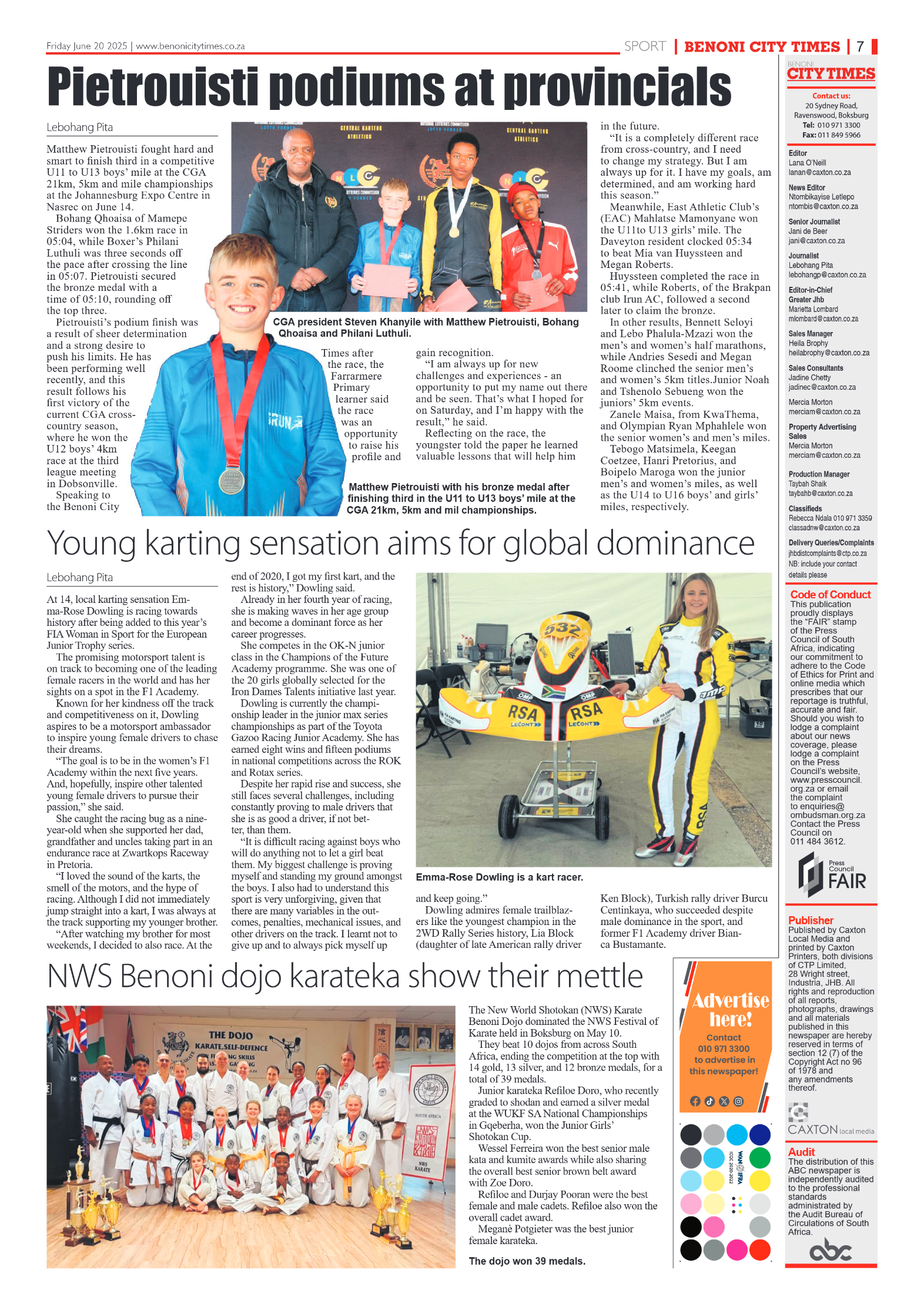 Benoni City Times 20 June 2025 page 7