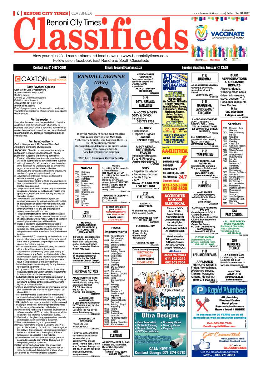 Benoni City Times 20 May 2022 page 6