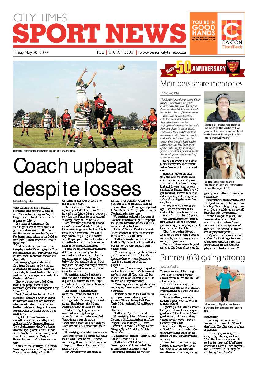 Benoni City Times 20 May 2022 page 8