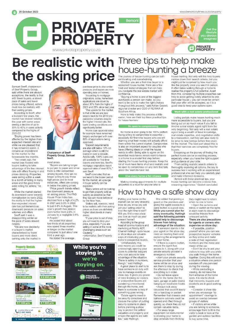 Benoni City Times 20 October 2023 page 8