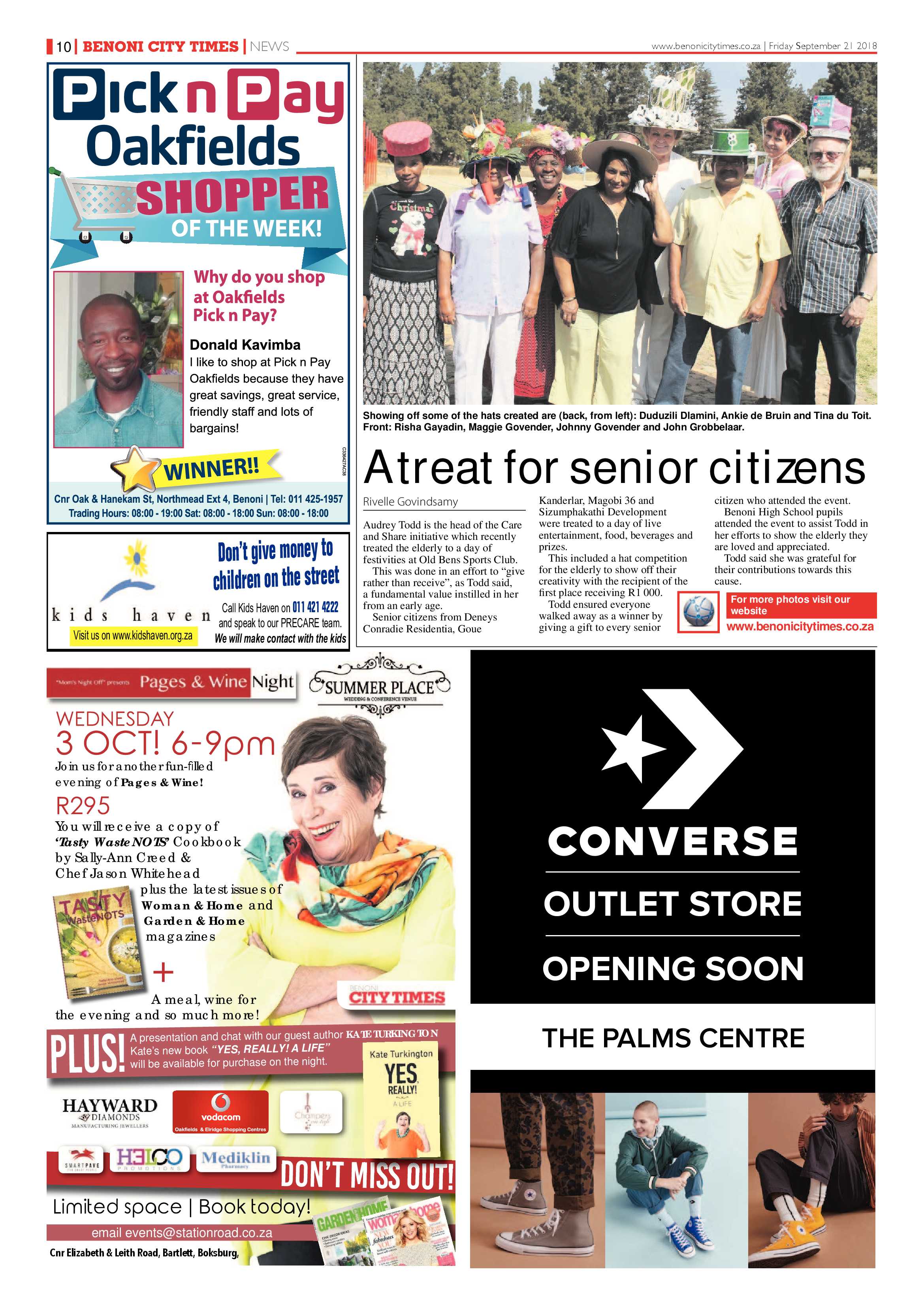 Benoni City Times 20 September 2018 page 10
