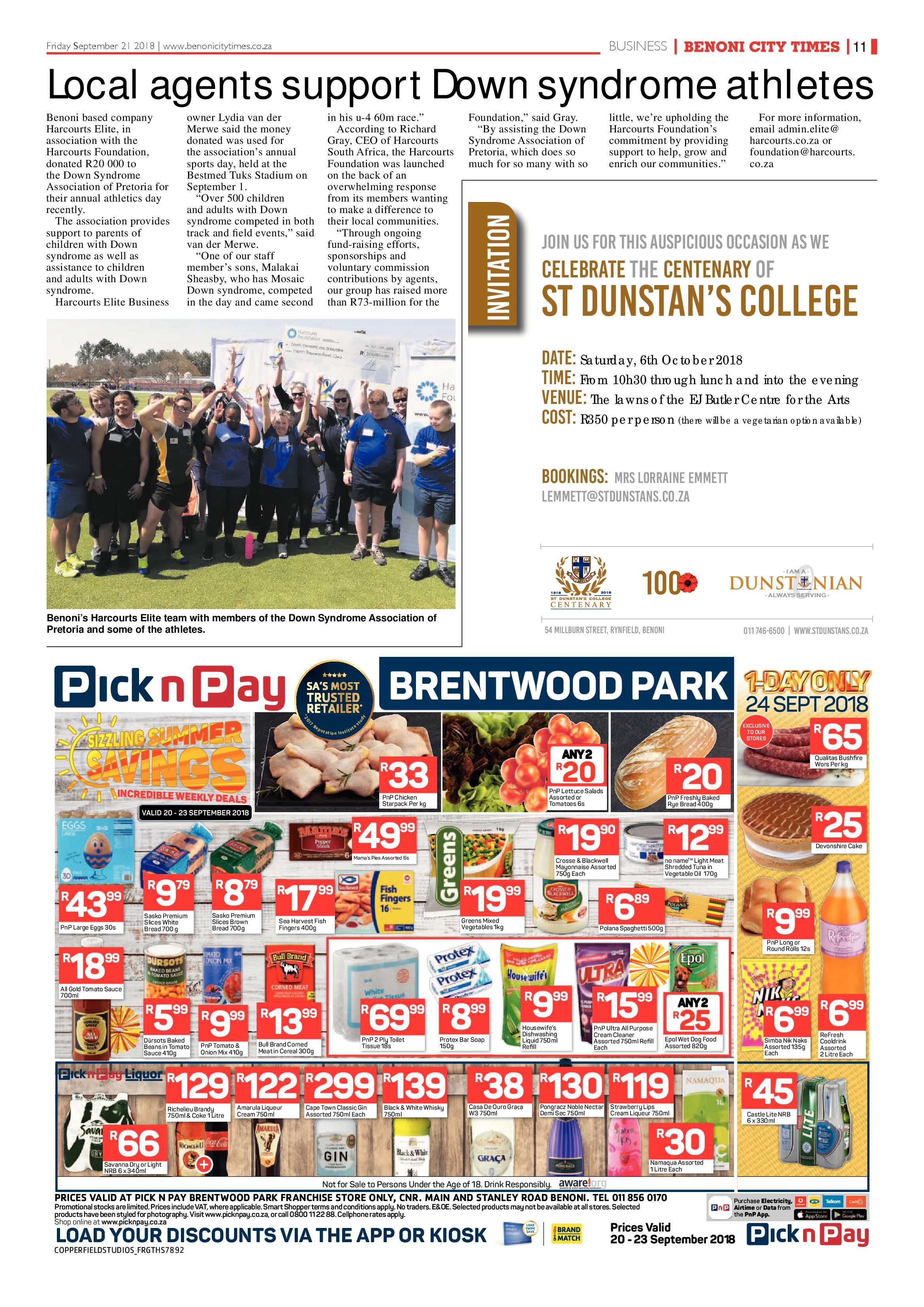 Benoni City Times 20 September 2018 page 11