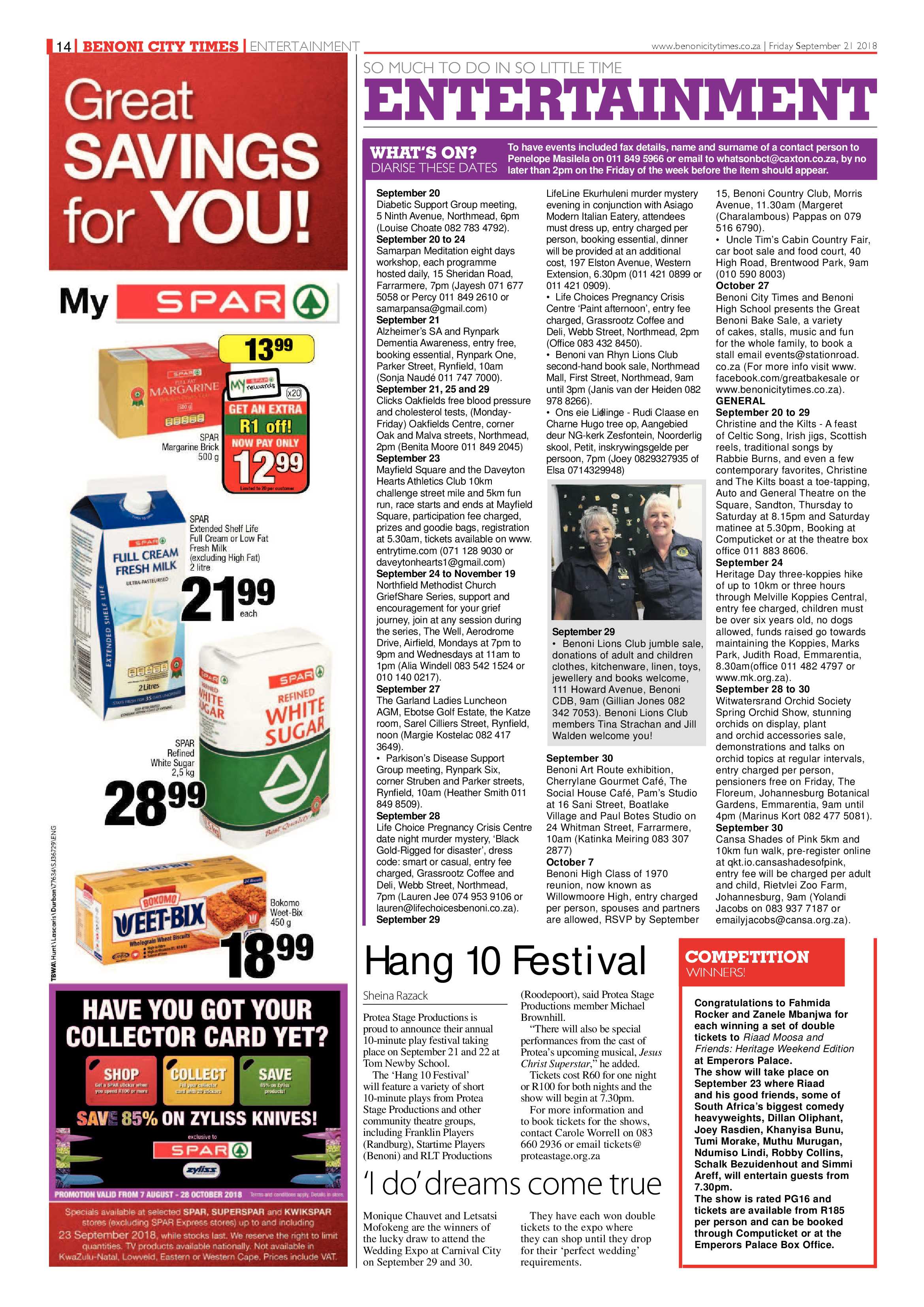 Benoni City Times 20 September 2018 page 14