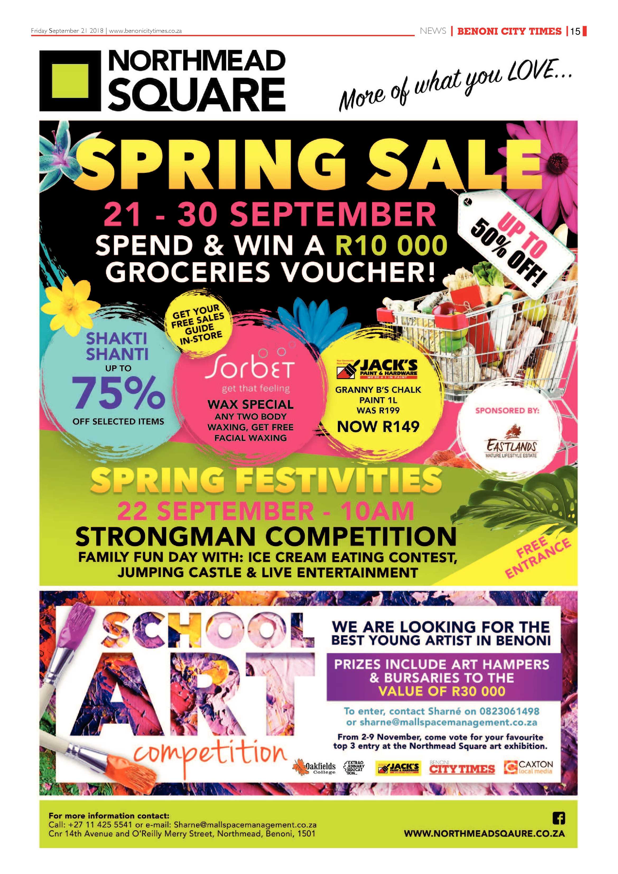 Benoni City Times 20 September 2018 page 15