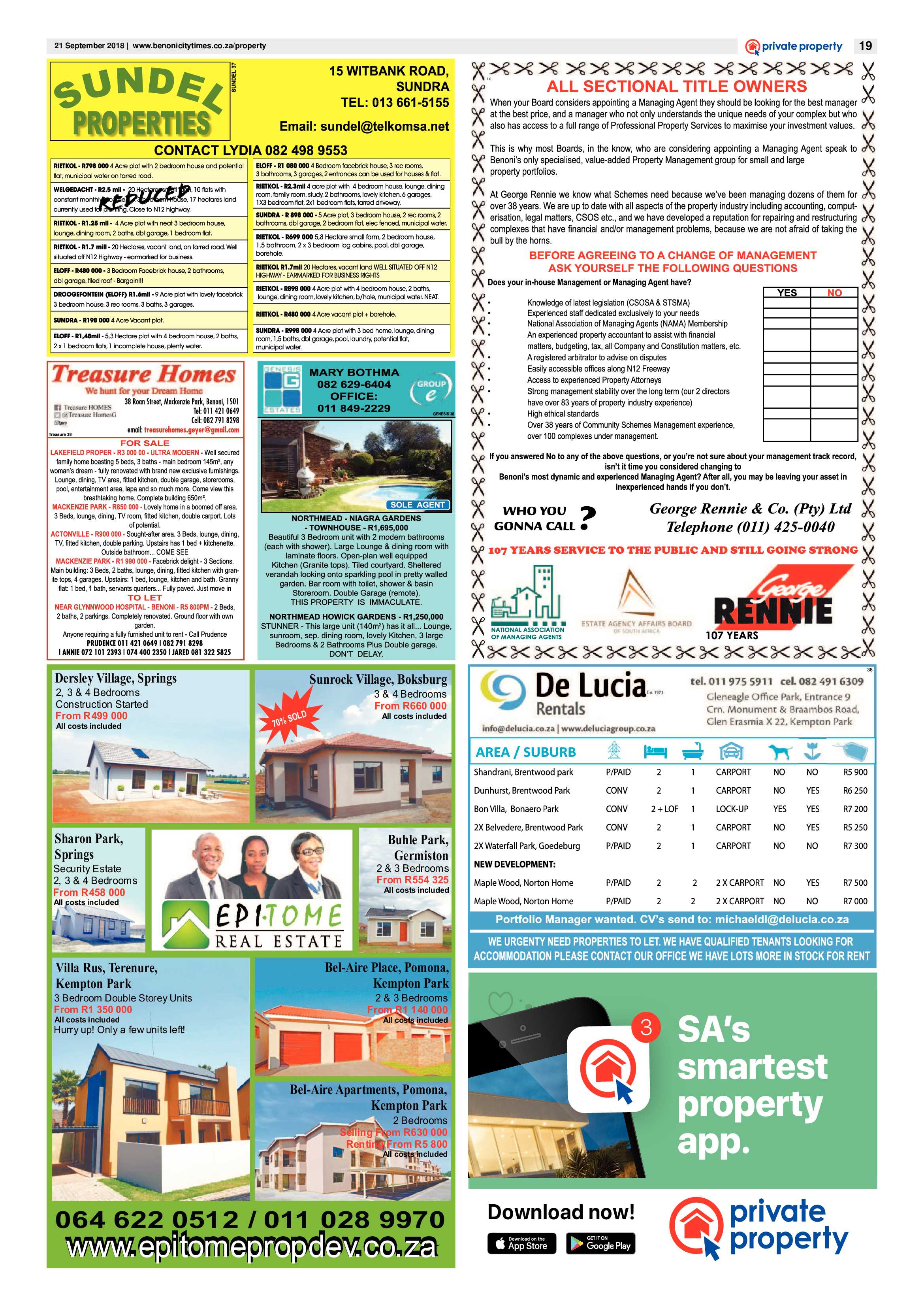 Benoni City Times 20 September 2018 page 19