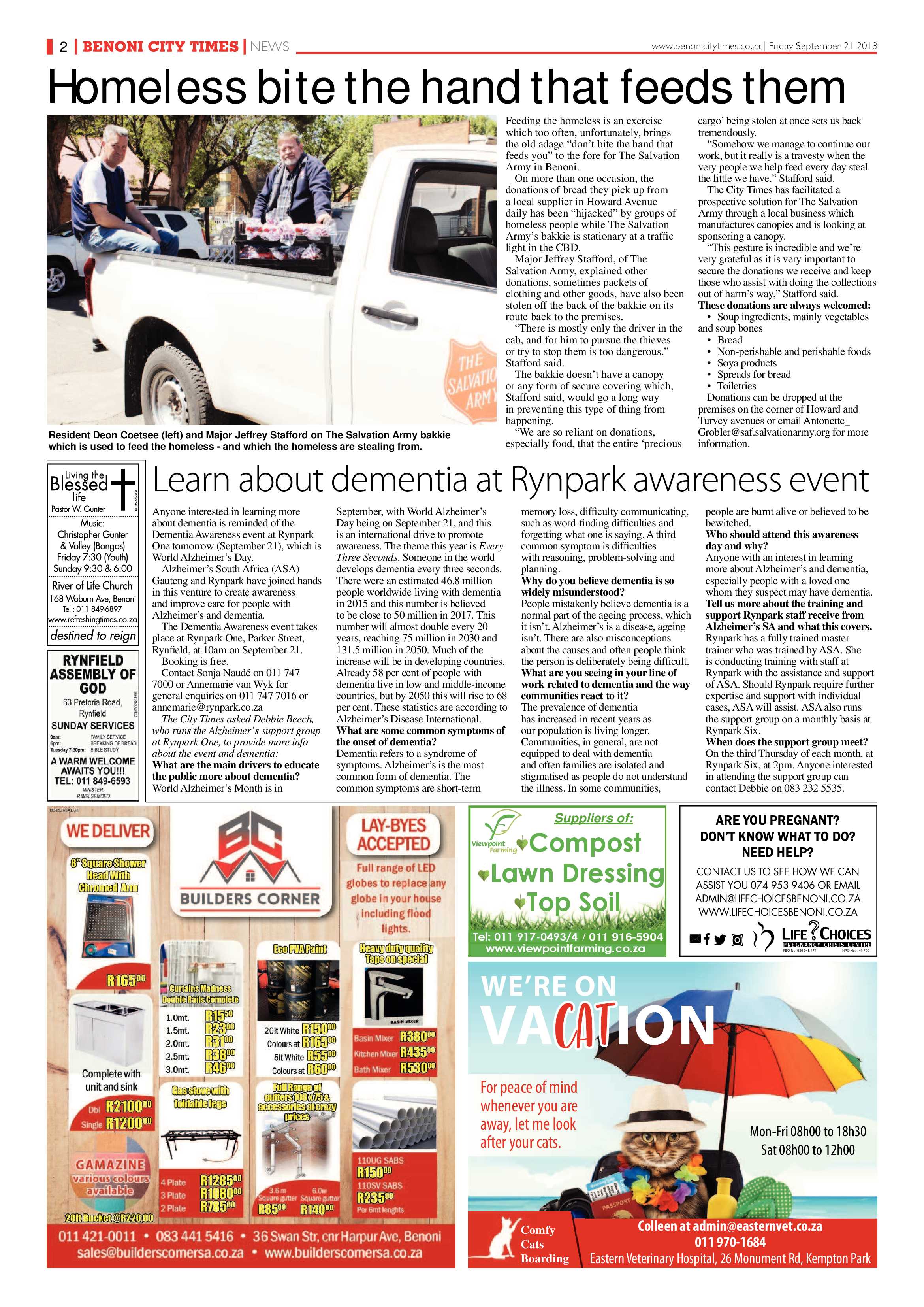 Benoni City Times 20 September 2018 page 2