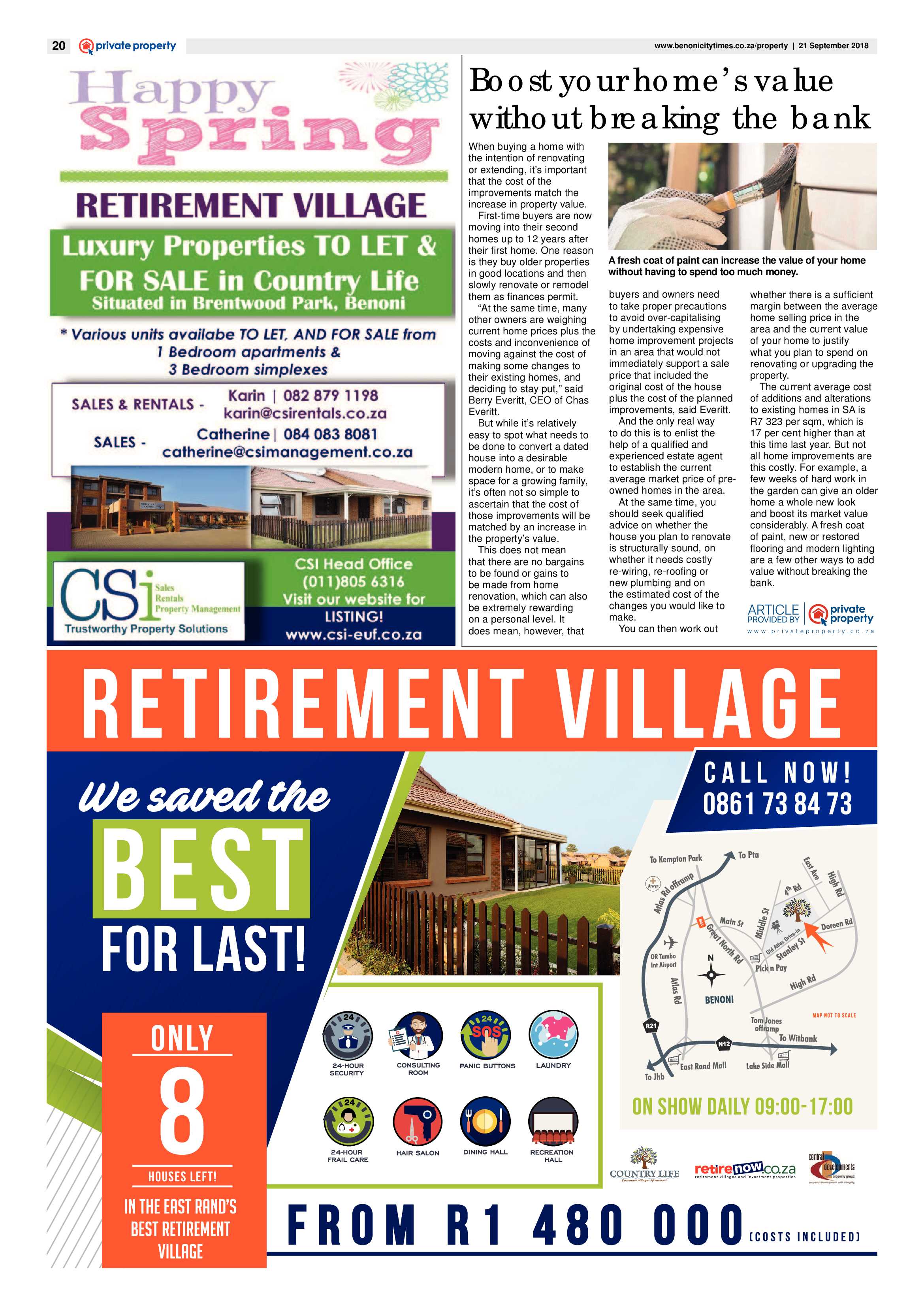 Benoni City Times 20 September 2018 page 20