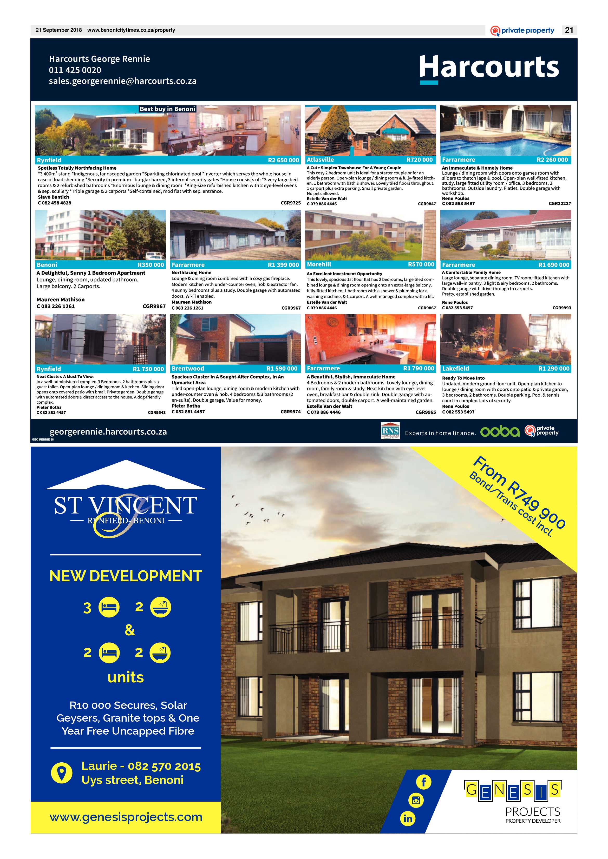 Benoni City Times 20 September 2018 page 21