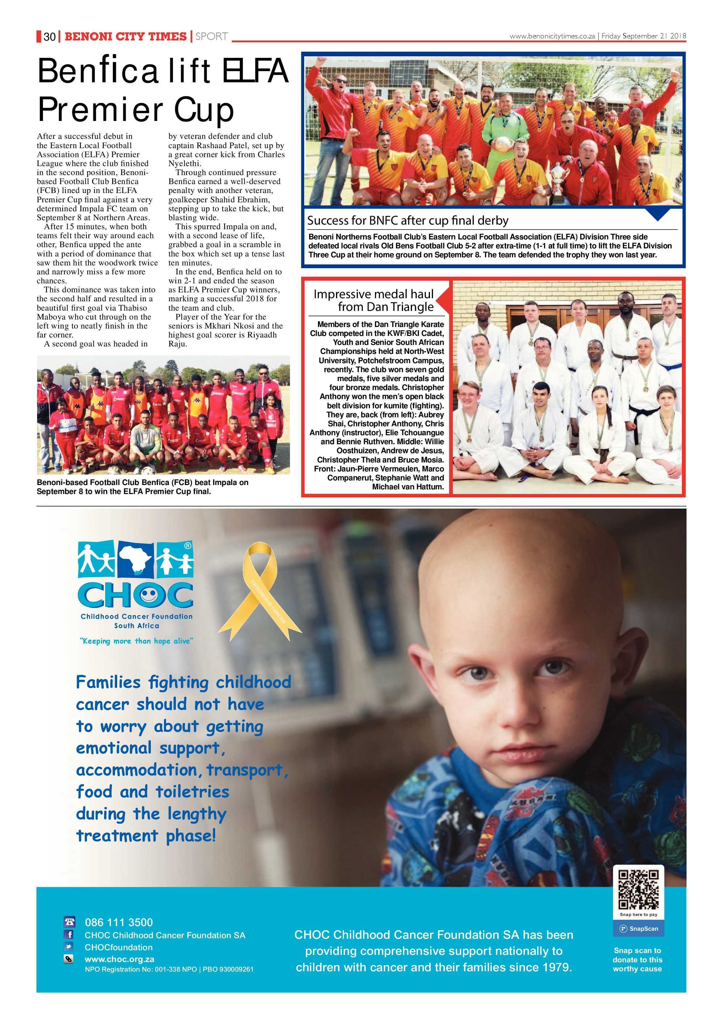 Benoni City Times 20 September 2018 page 30