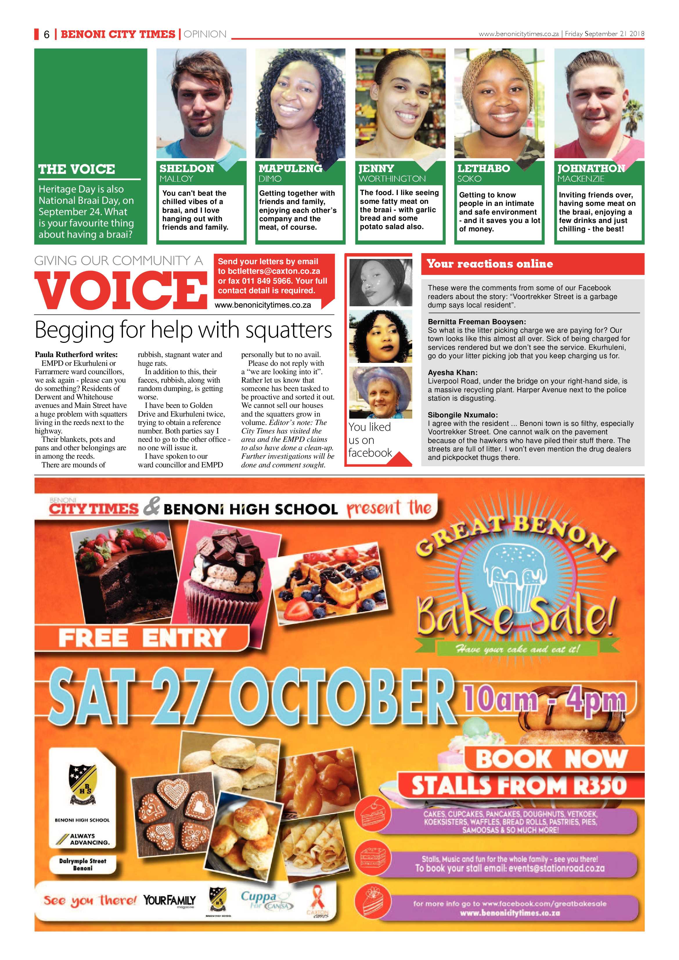 Benoni City Times 20 September 2018 page 6