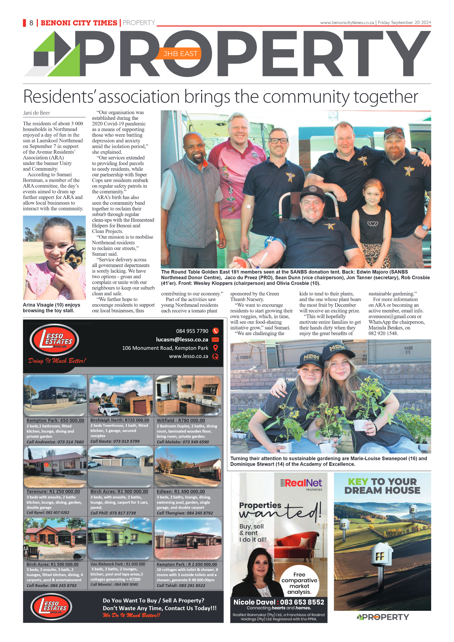 Benoni City Times 20 September 2024 page 8