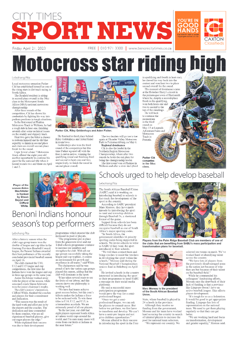 Benoni City Times 21 April 2023 page 12