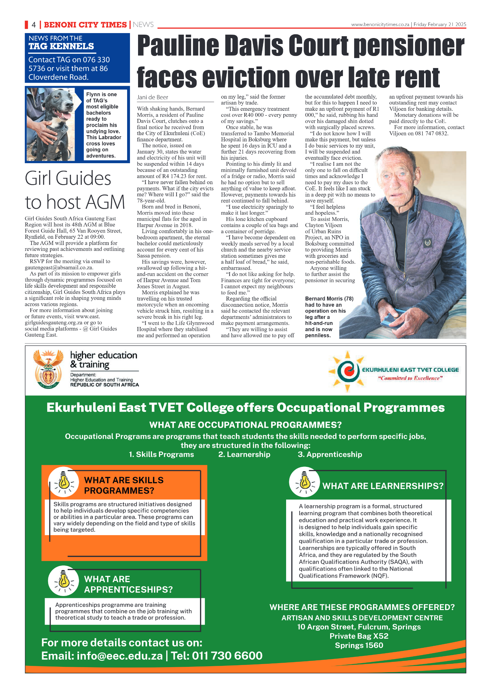 Benoni City Times 21 February 2025 page 4