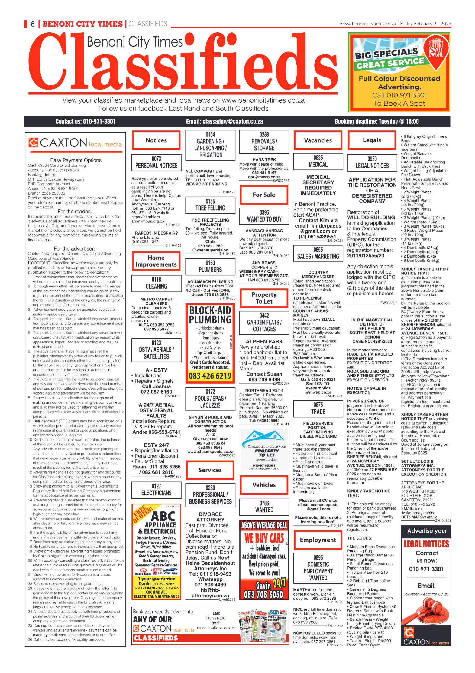 Benoni City Times 21 February 2025 page 6