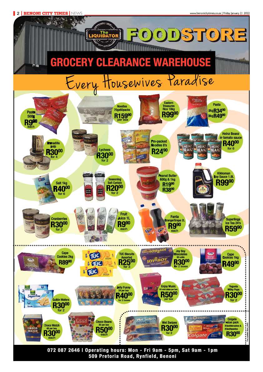 Benoni City Times 21 January 2022 page 2