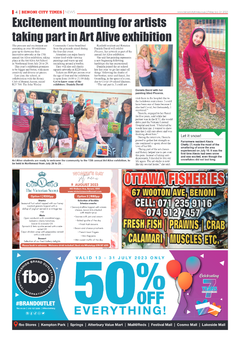 Benoni City Times 21 July  2023 page 4