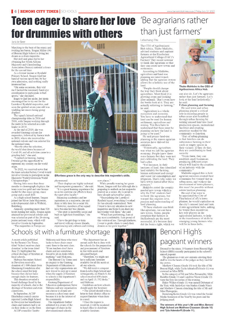 Benoni City Times 21 July  2023 page 6