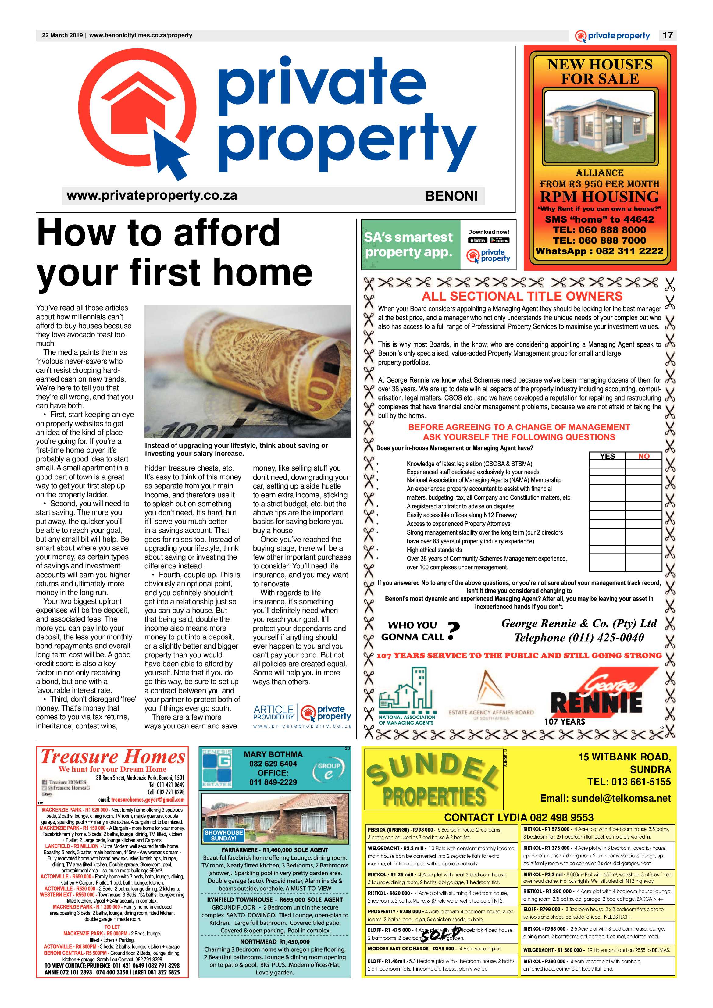 Benoni City Times 21 March 2019 page 17