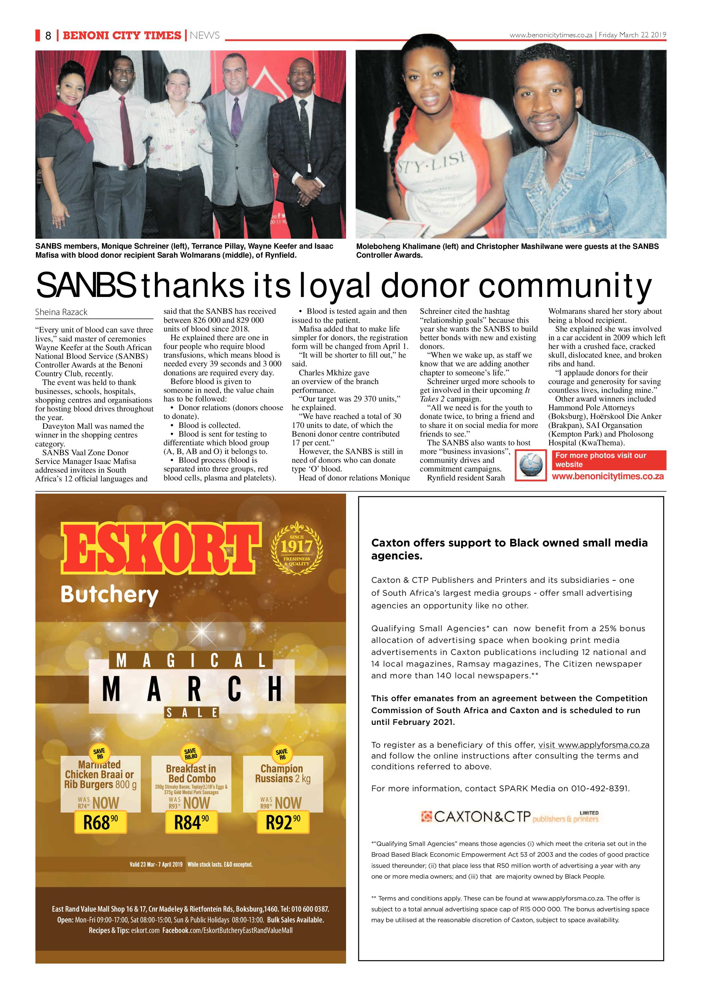 Benoni City Times 21 March 2019 page 8