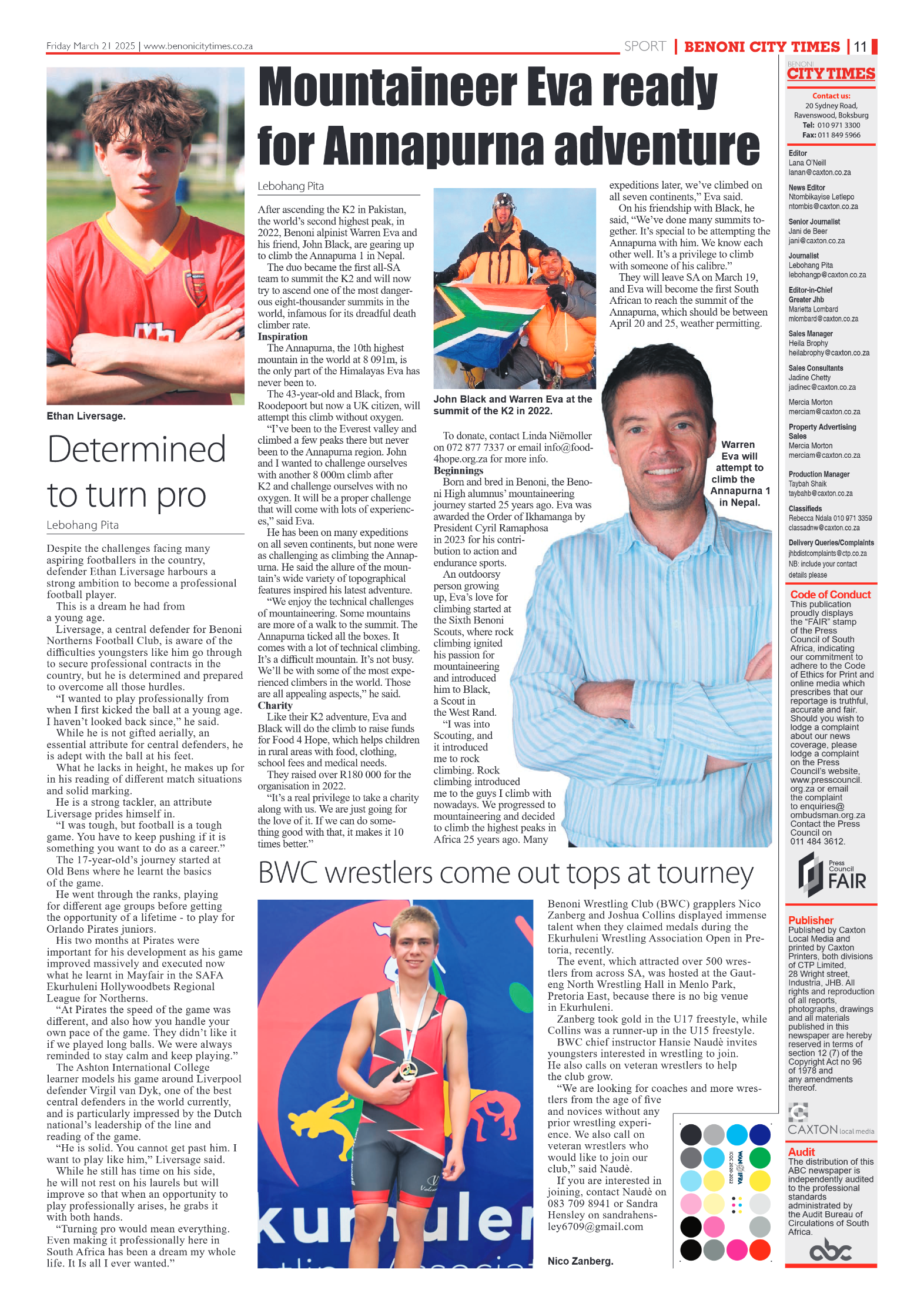 Benoni City Times 21 March 2025 page 11