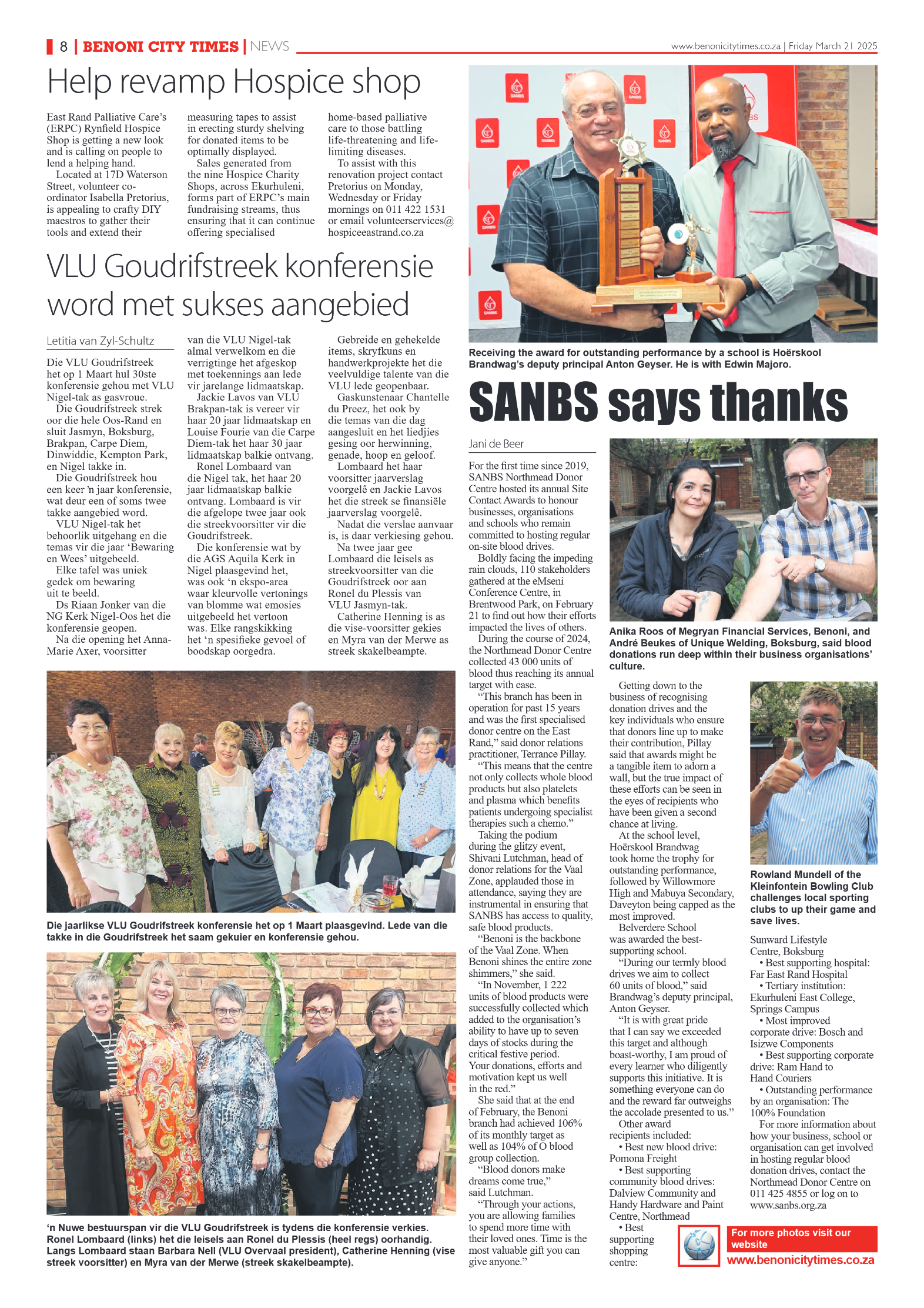 Benoni City Times 21 March 2025 page 8