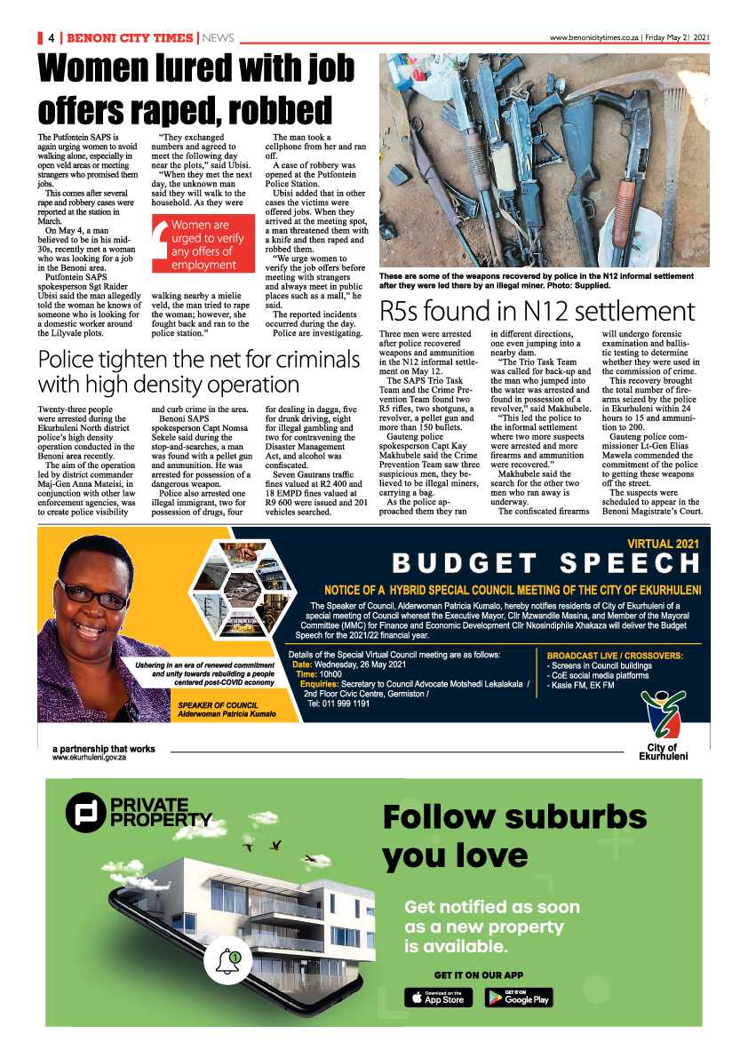 Benoni City Times 21 May 2021 page 4