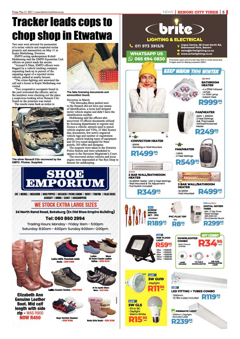 Benoni City Times 21 May 2021 page 5