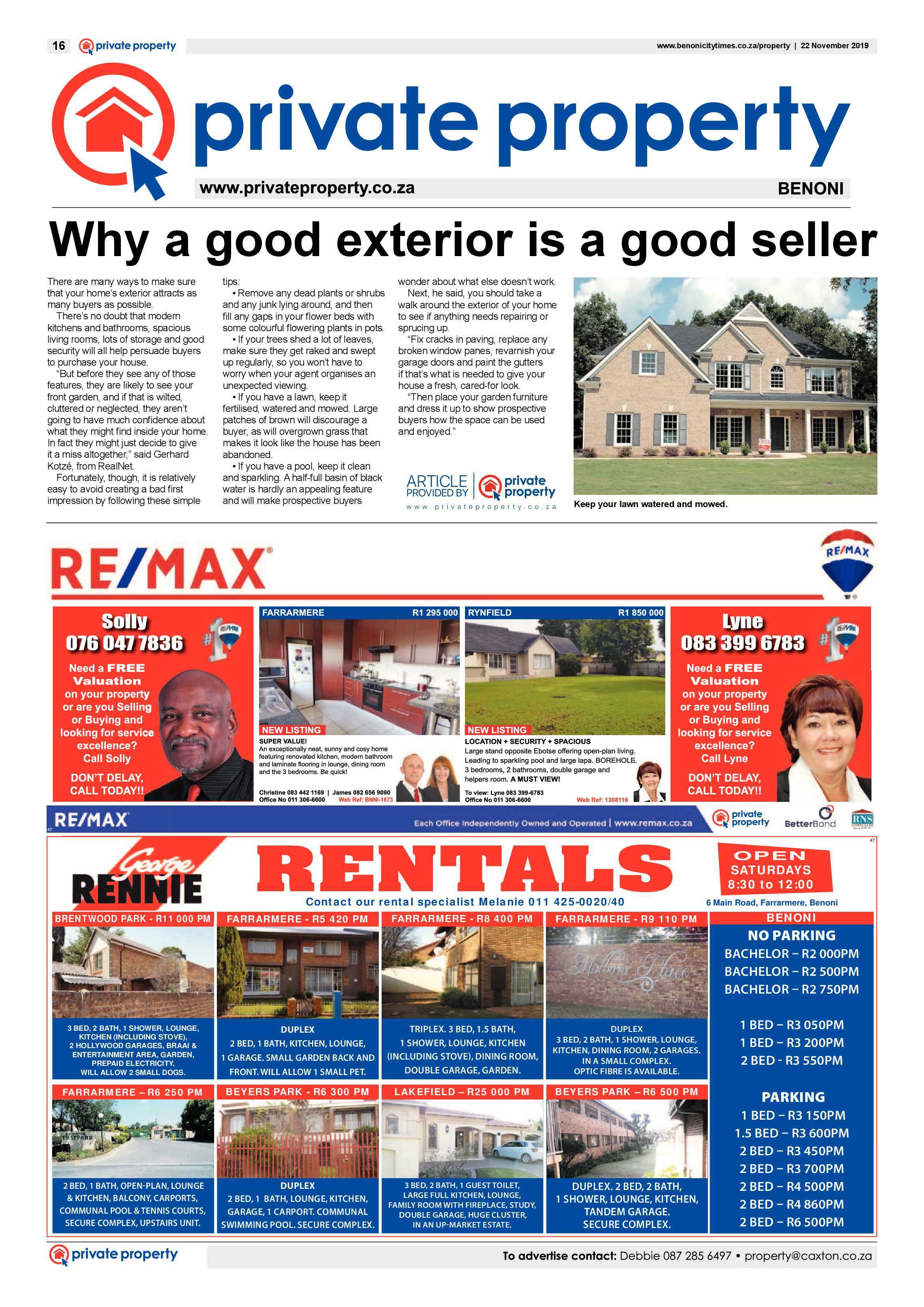 Benoni City Times 21 November 2019 page 16