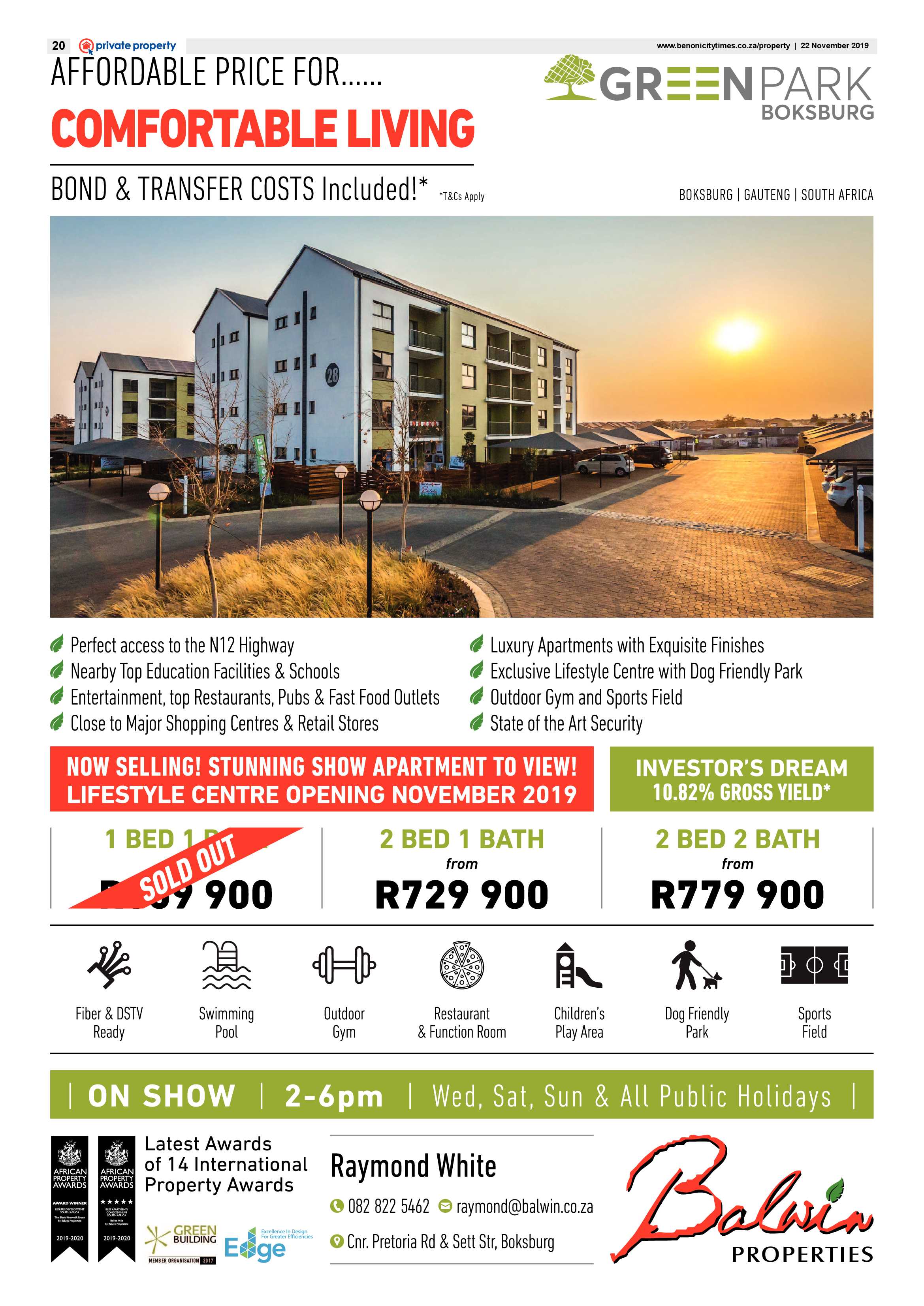 Benoni City Times 21 November 2019 page 20